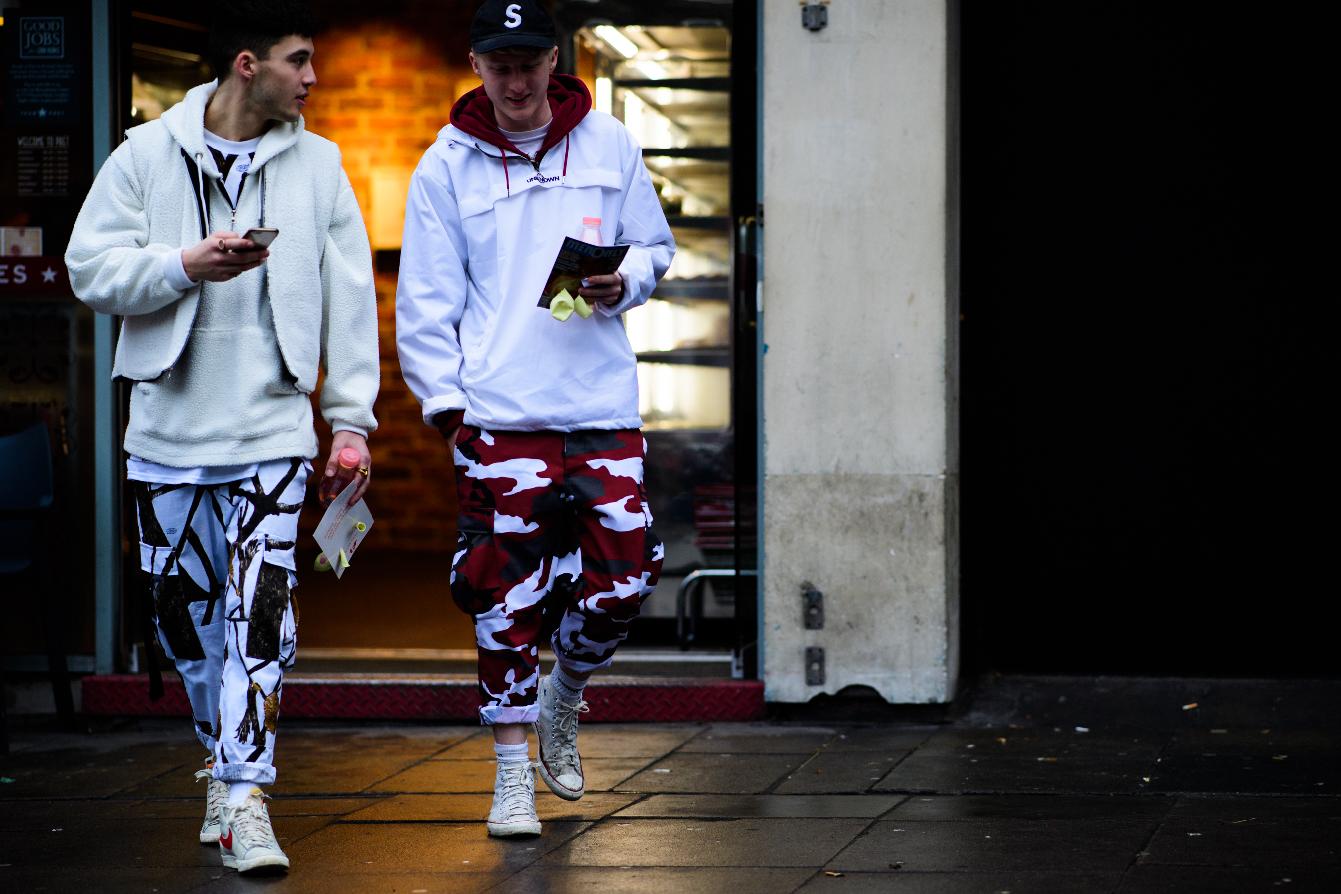 Man wearing total white
