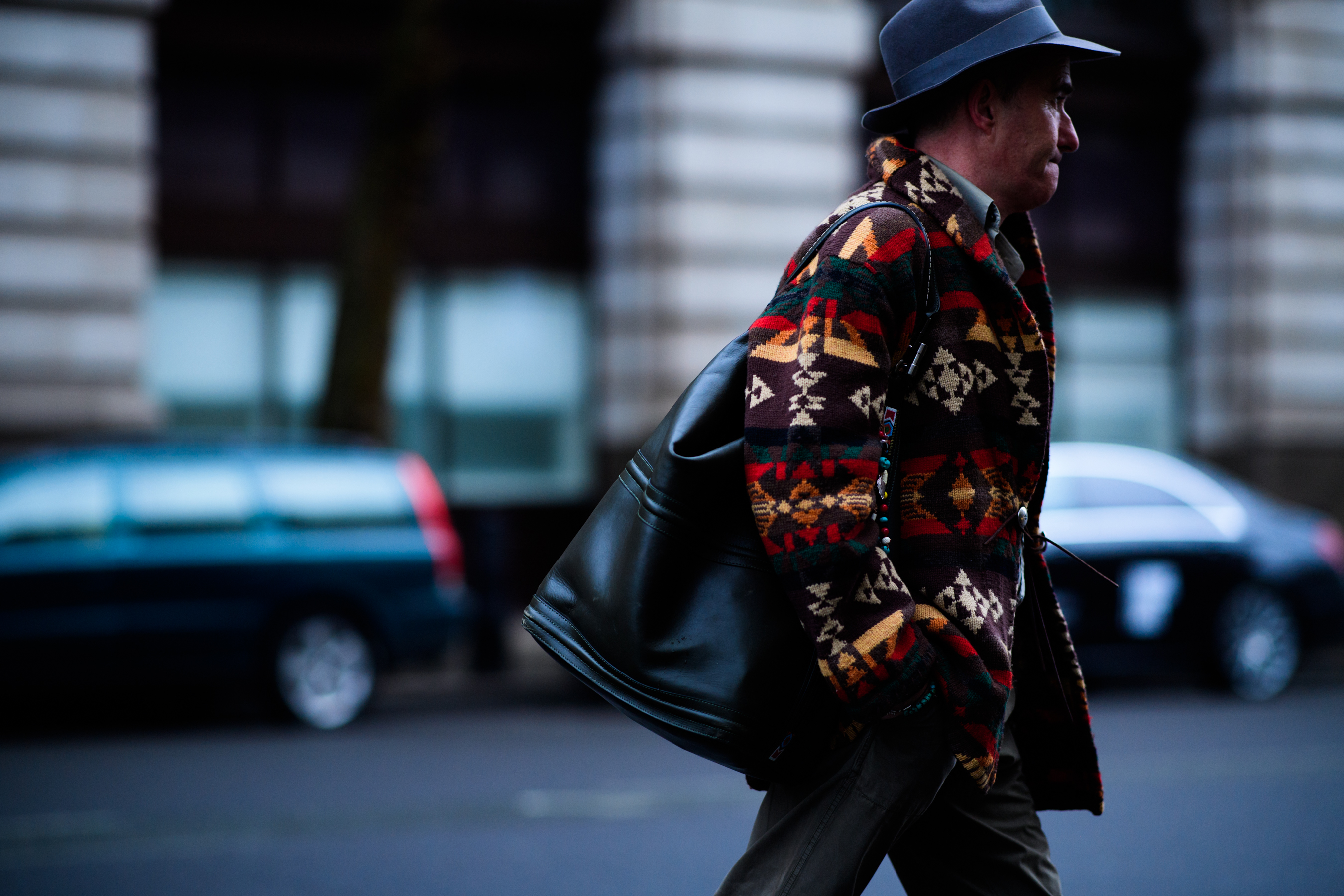 Man with big bag
