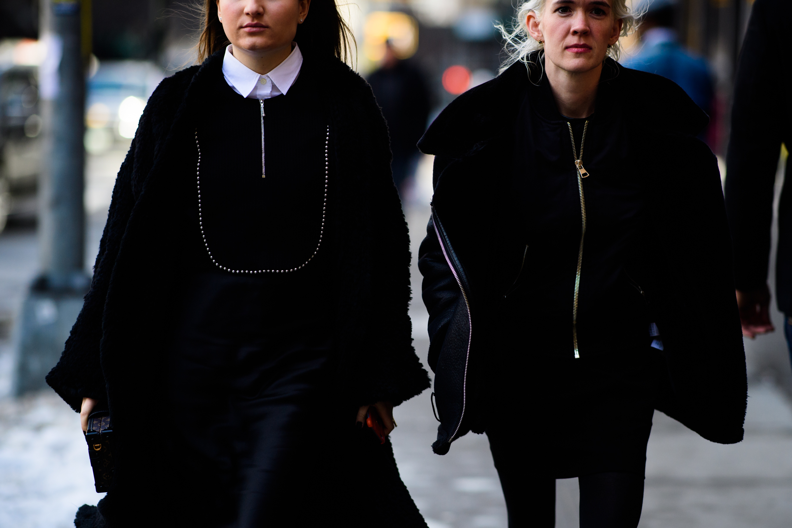 Women wearing black clothes