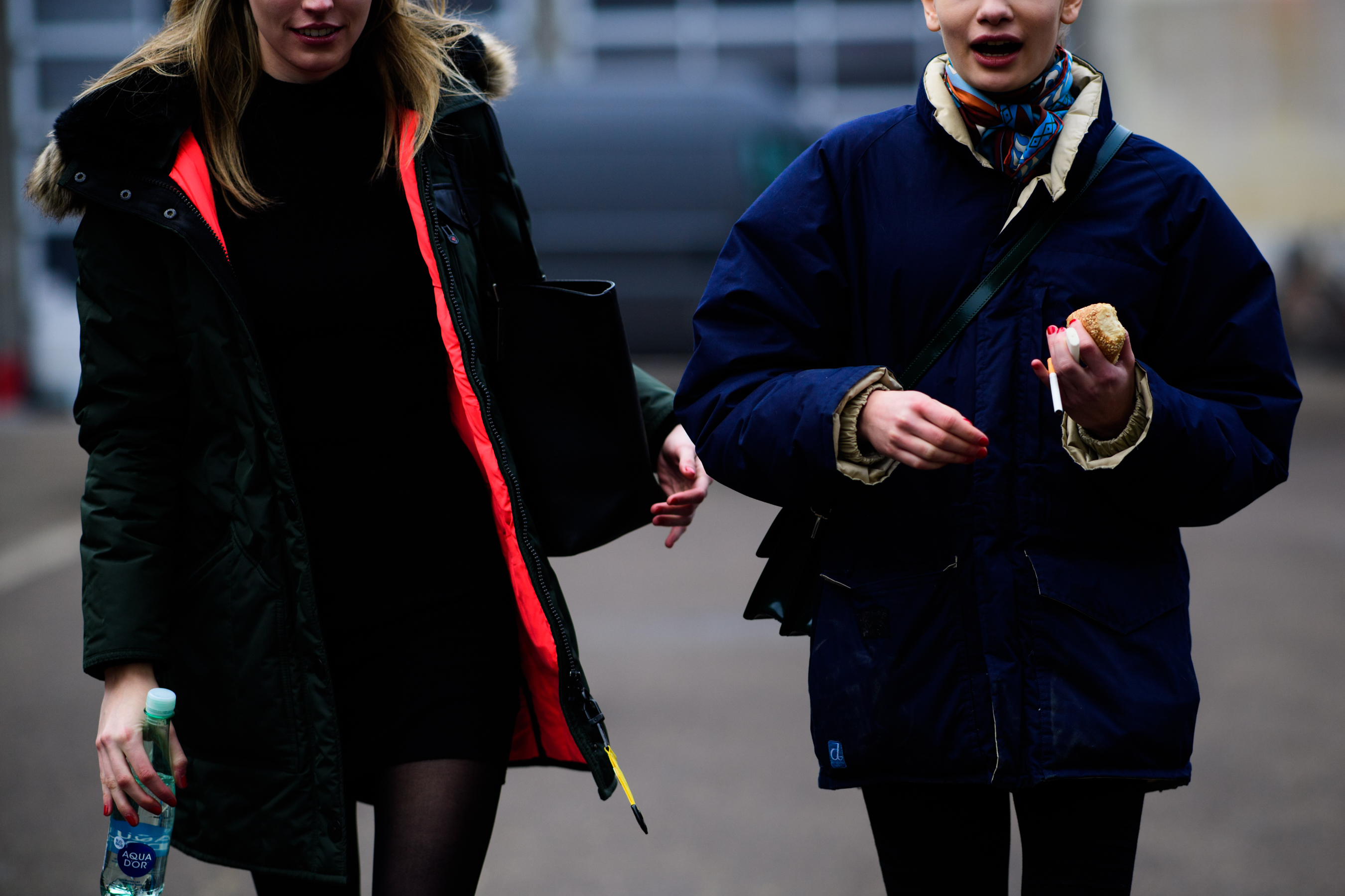 Women with red nails