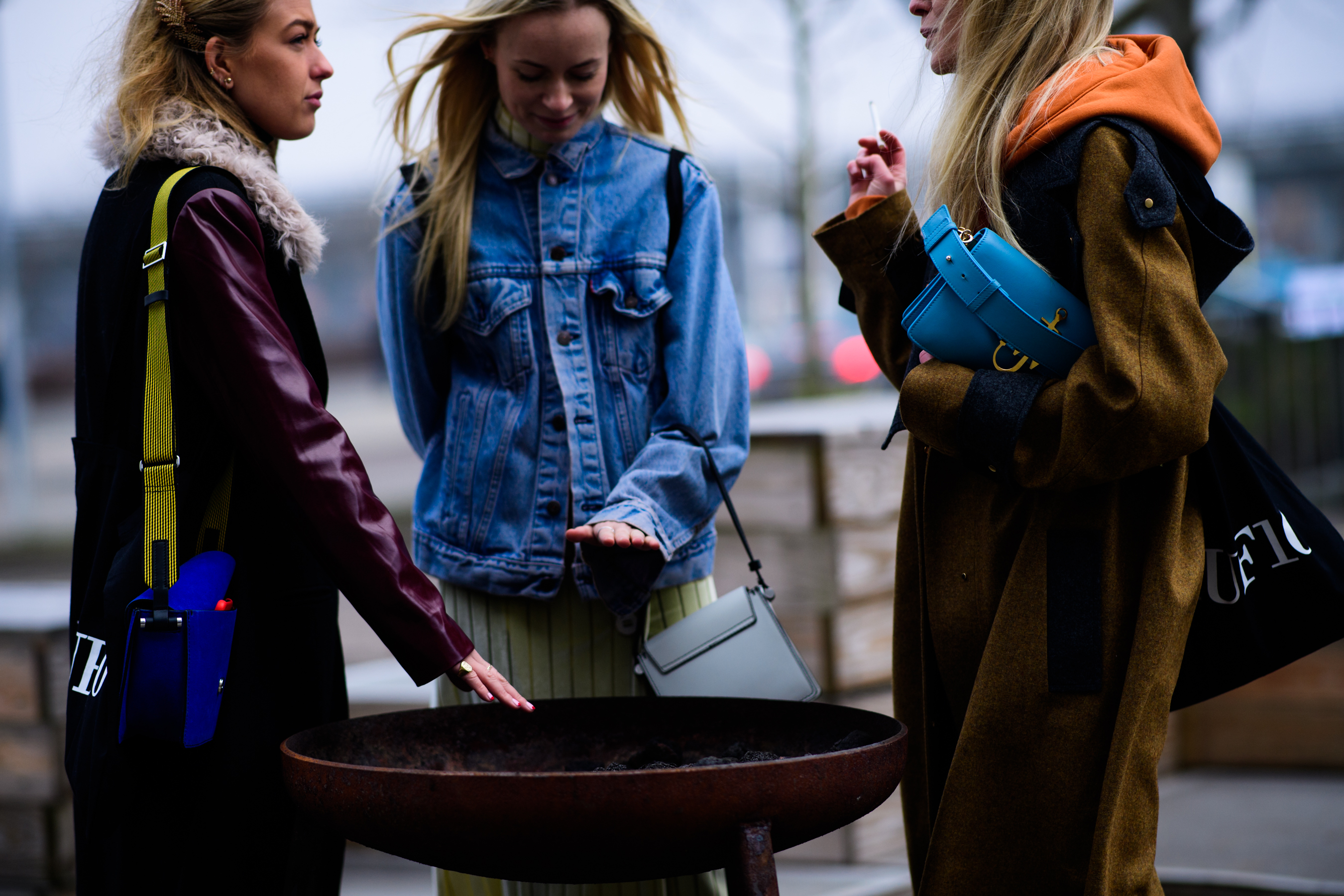 Woman with J.W.Anderson bag