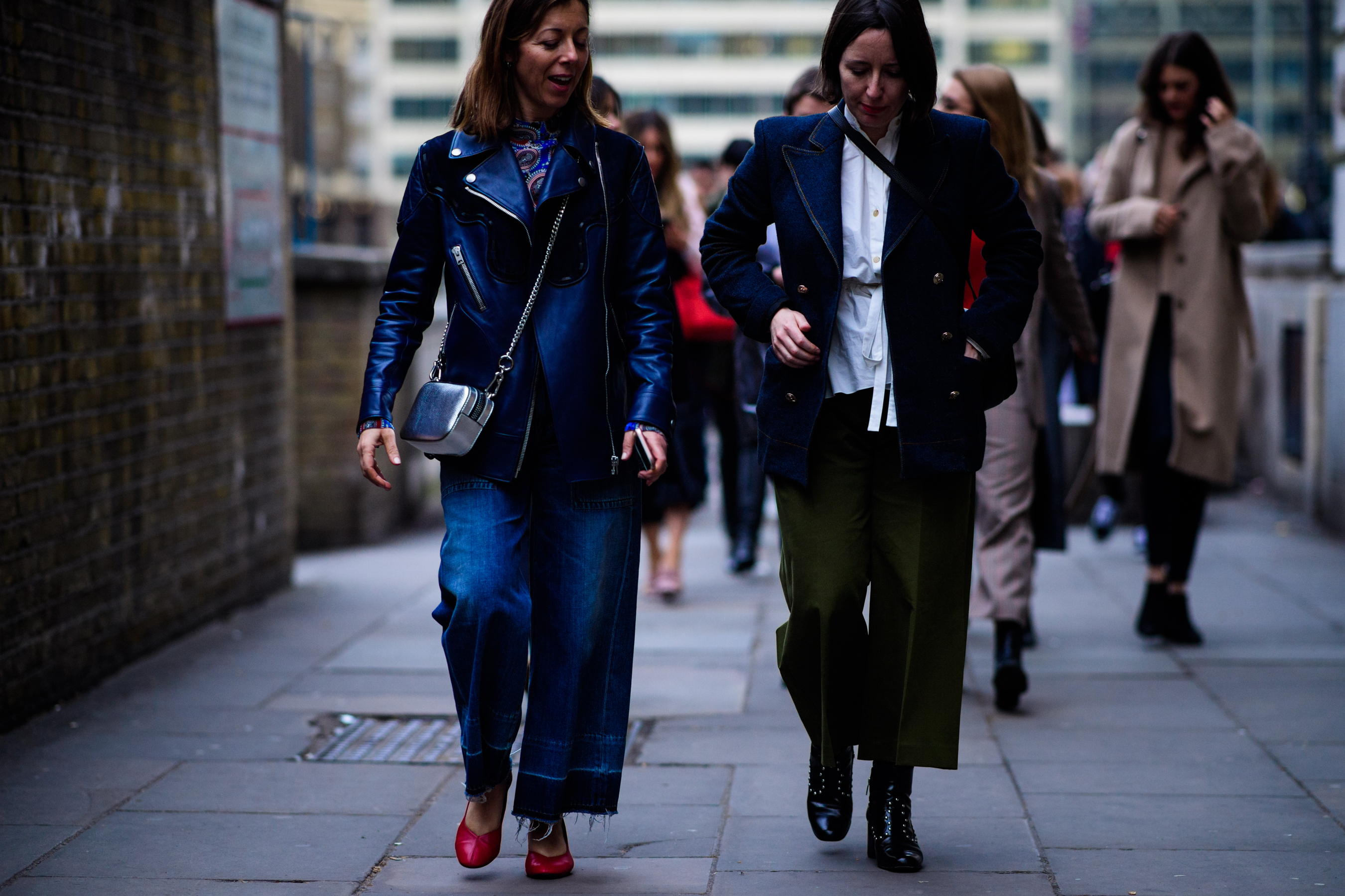 Women wearing denim