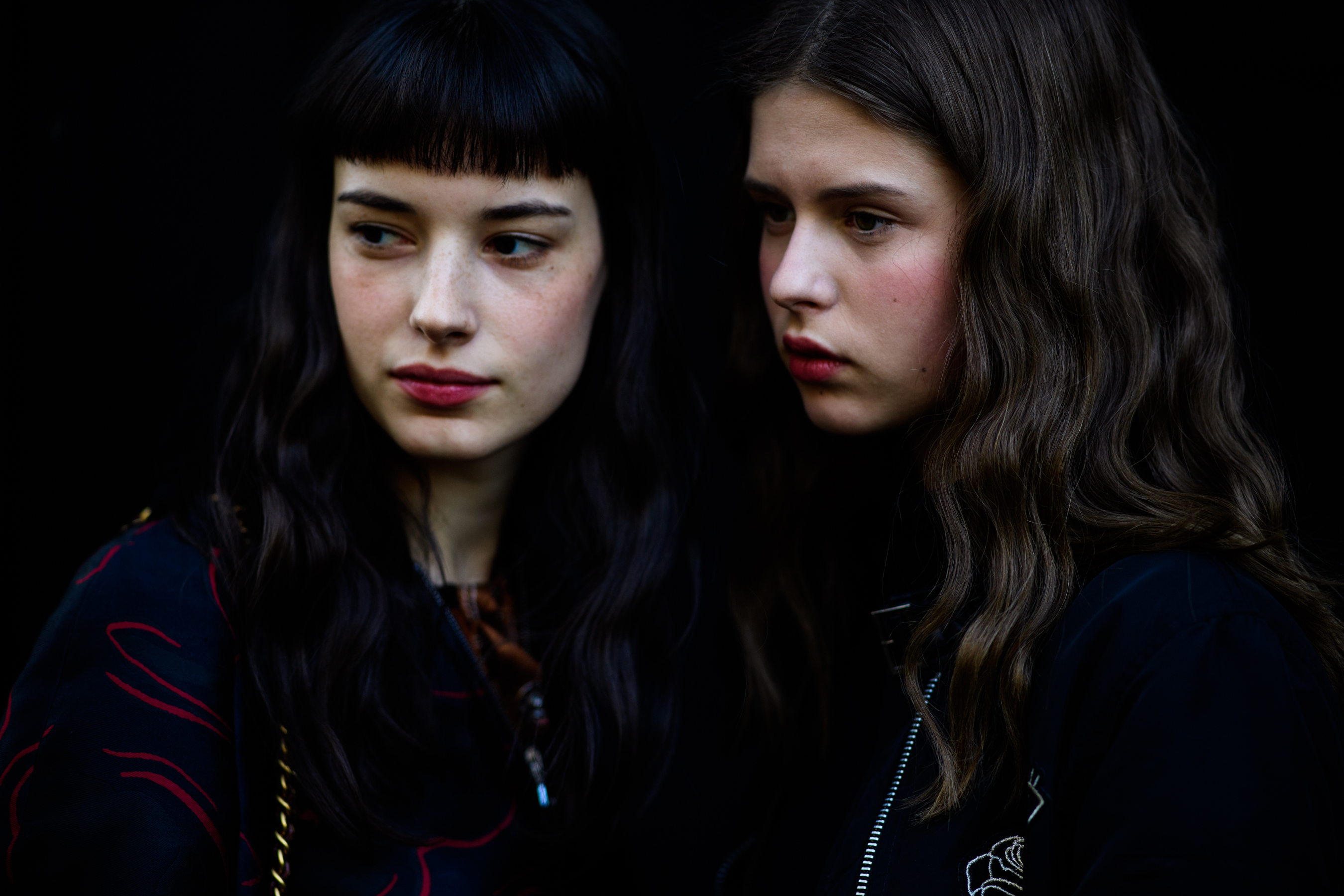 Two models after the show