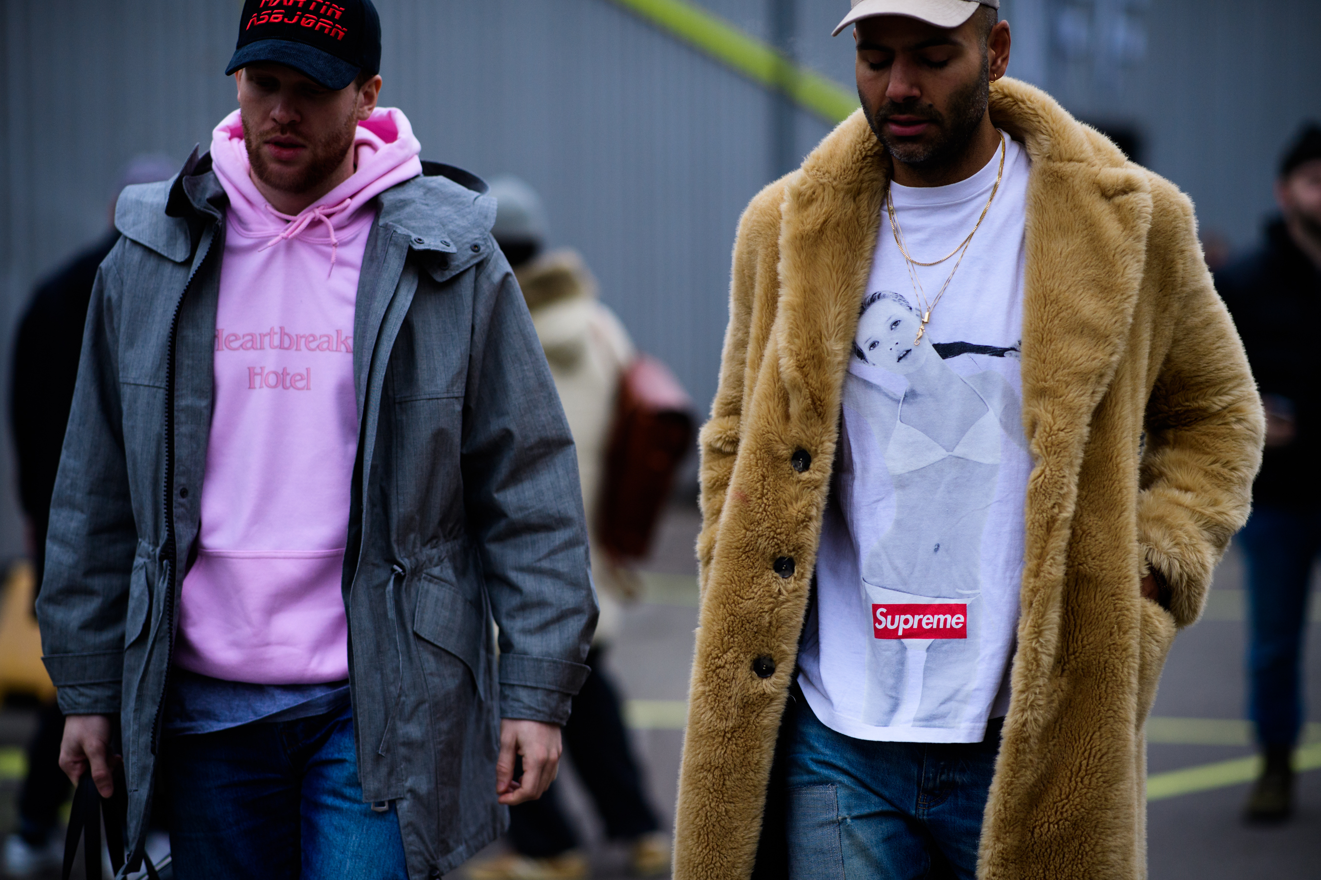 Men wearing cap