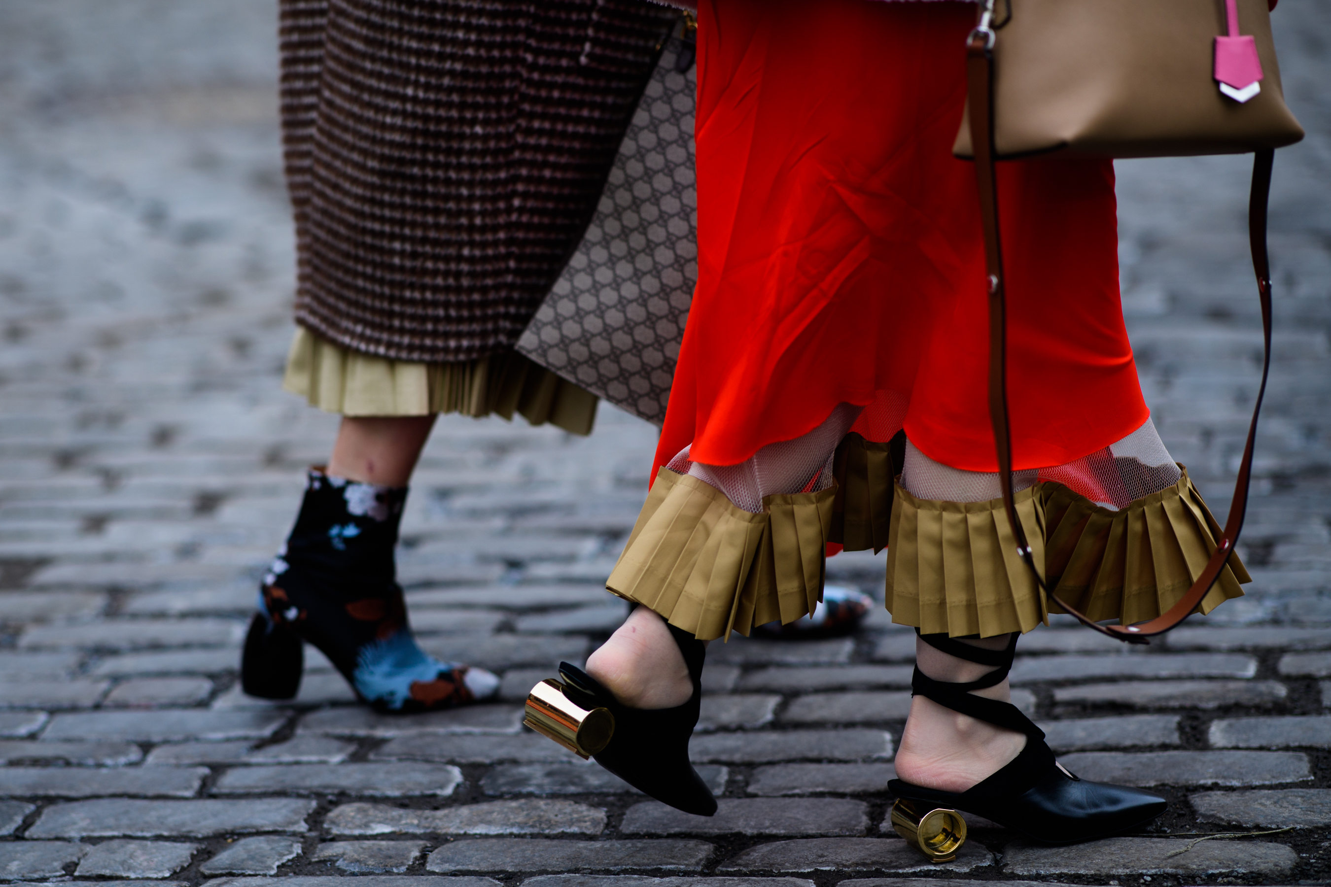 Woman wearing J.W.Anderson shoes