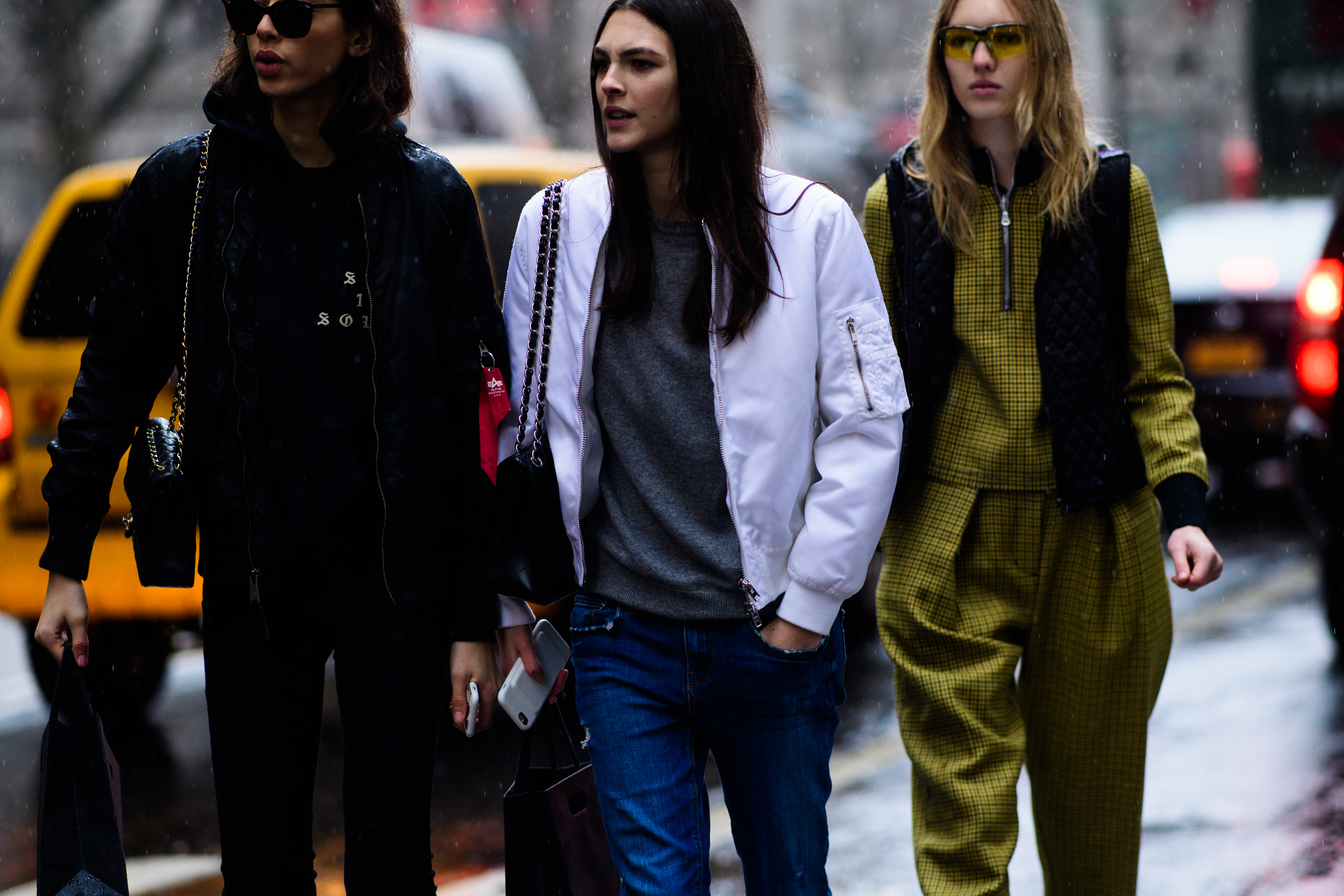 Three models after the show