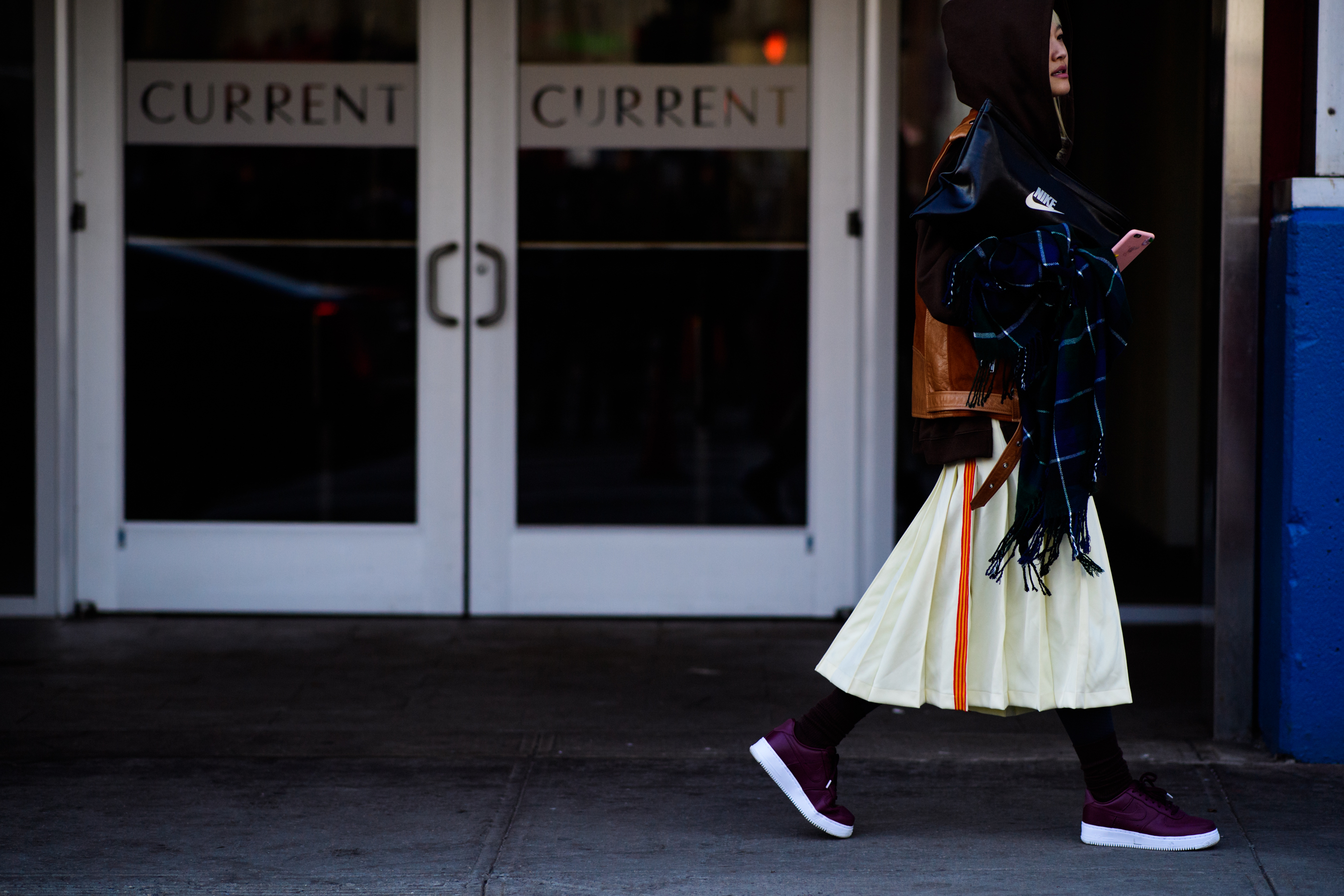 Woman wearing nike clothes