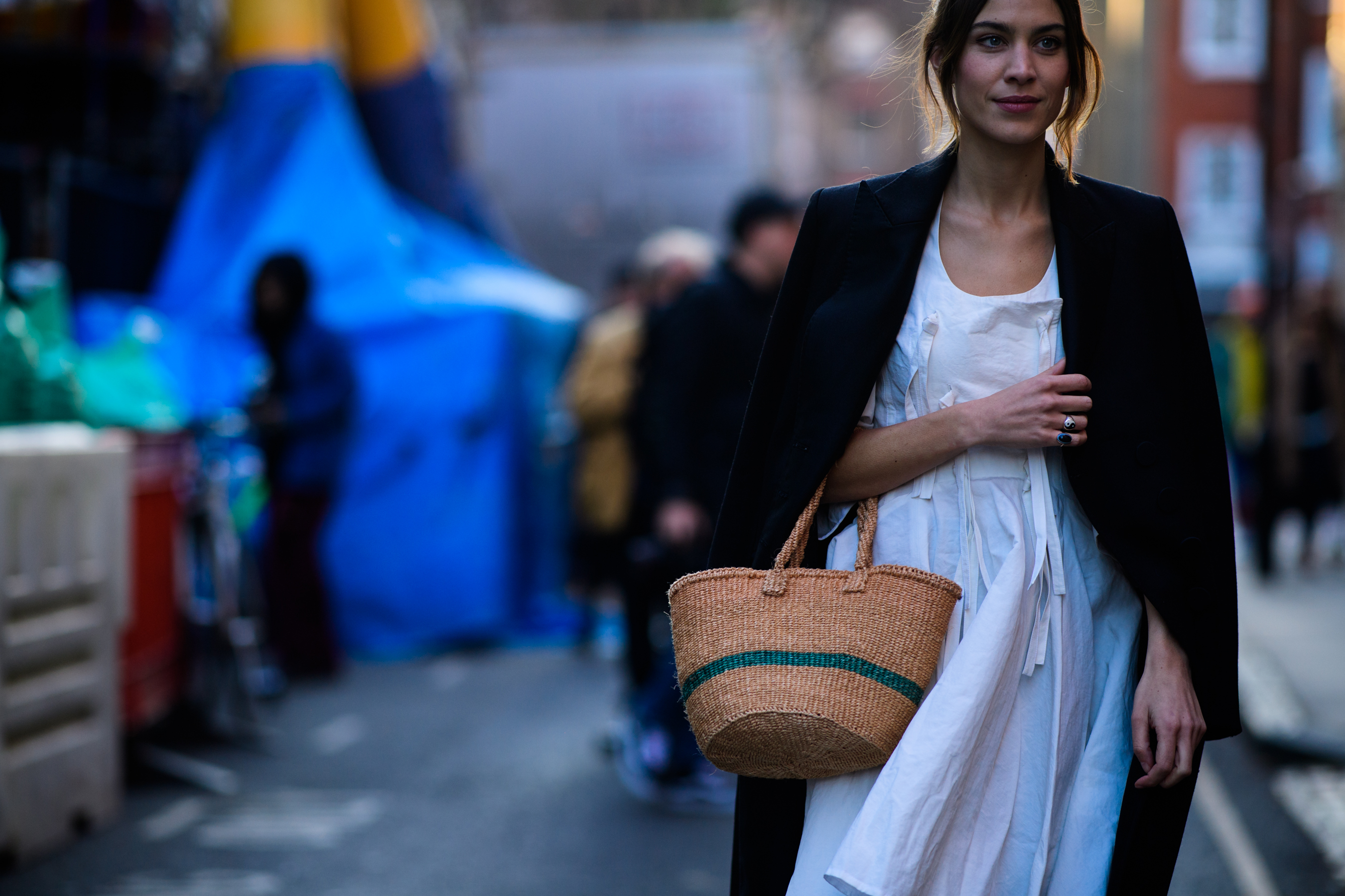 Woman with basket