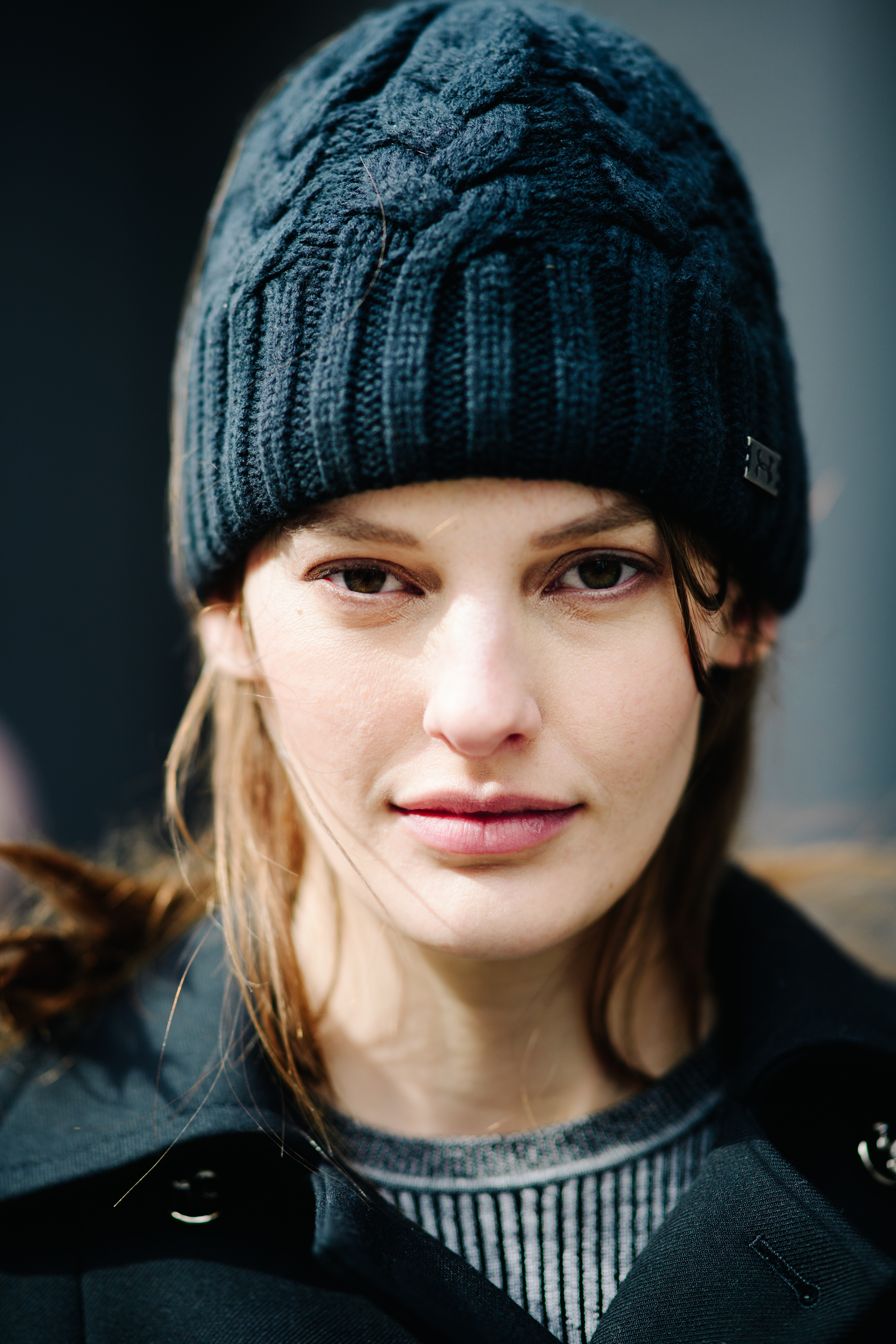 Portrait of a model wearing hat