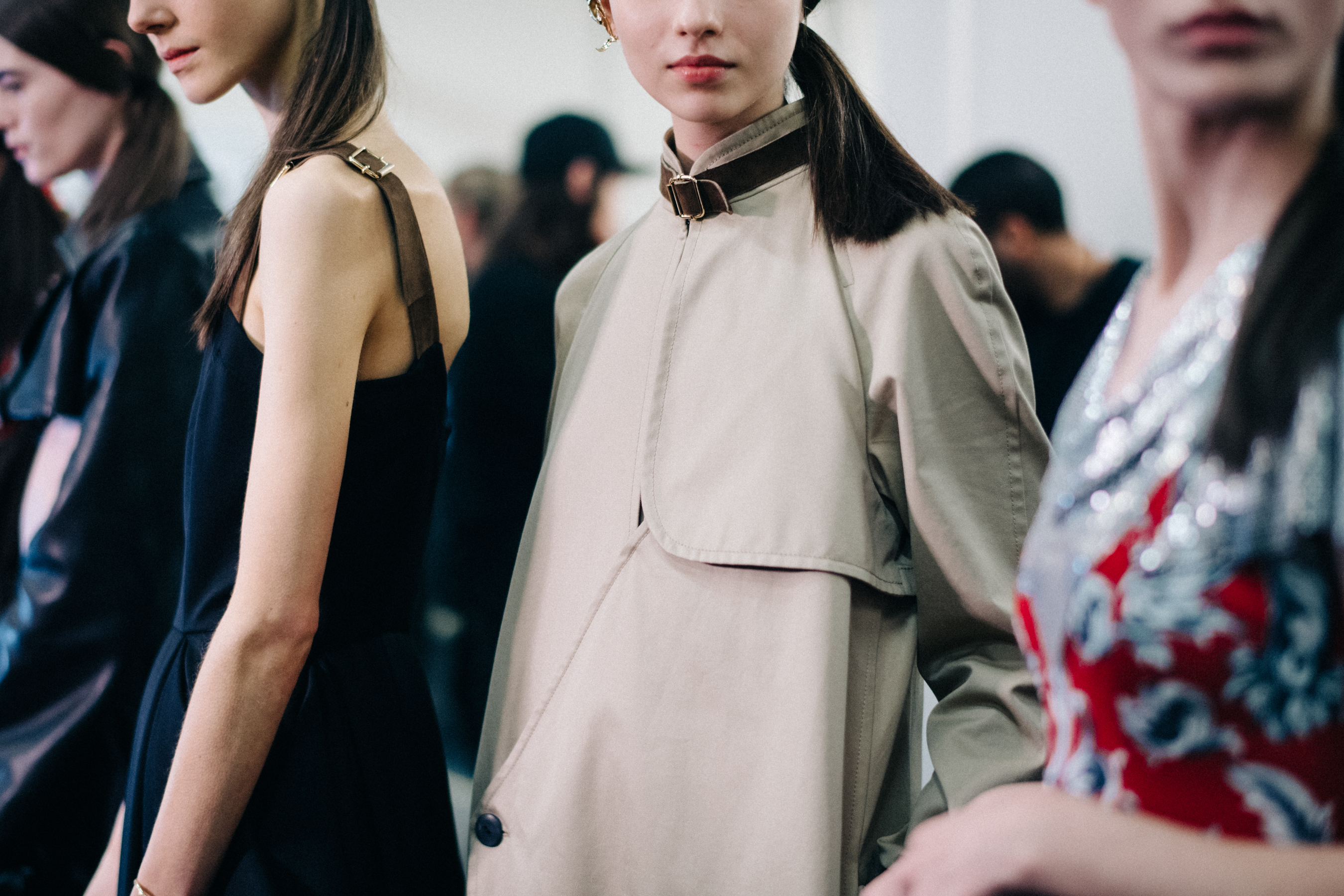 Anastasia Chekry wearing cloak