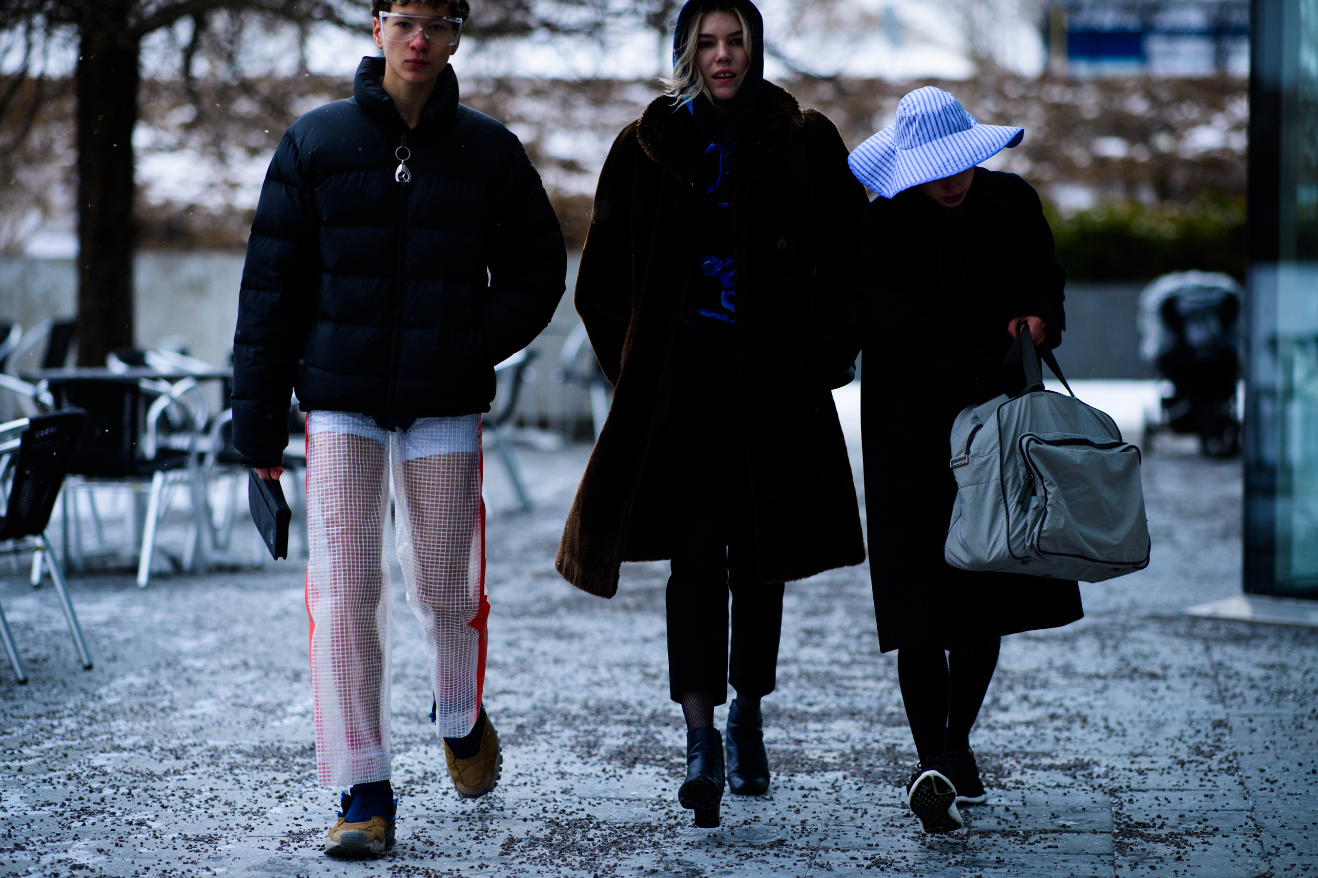Women wearing black clothes