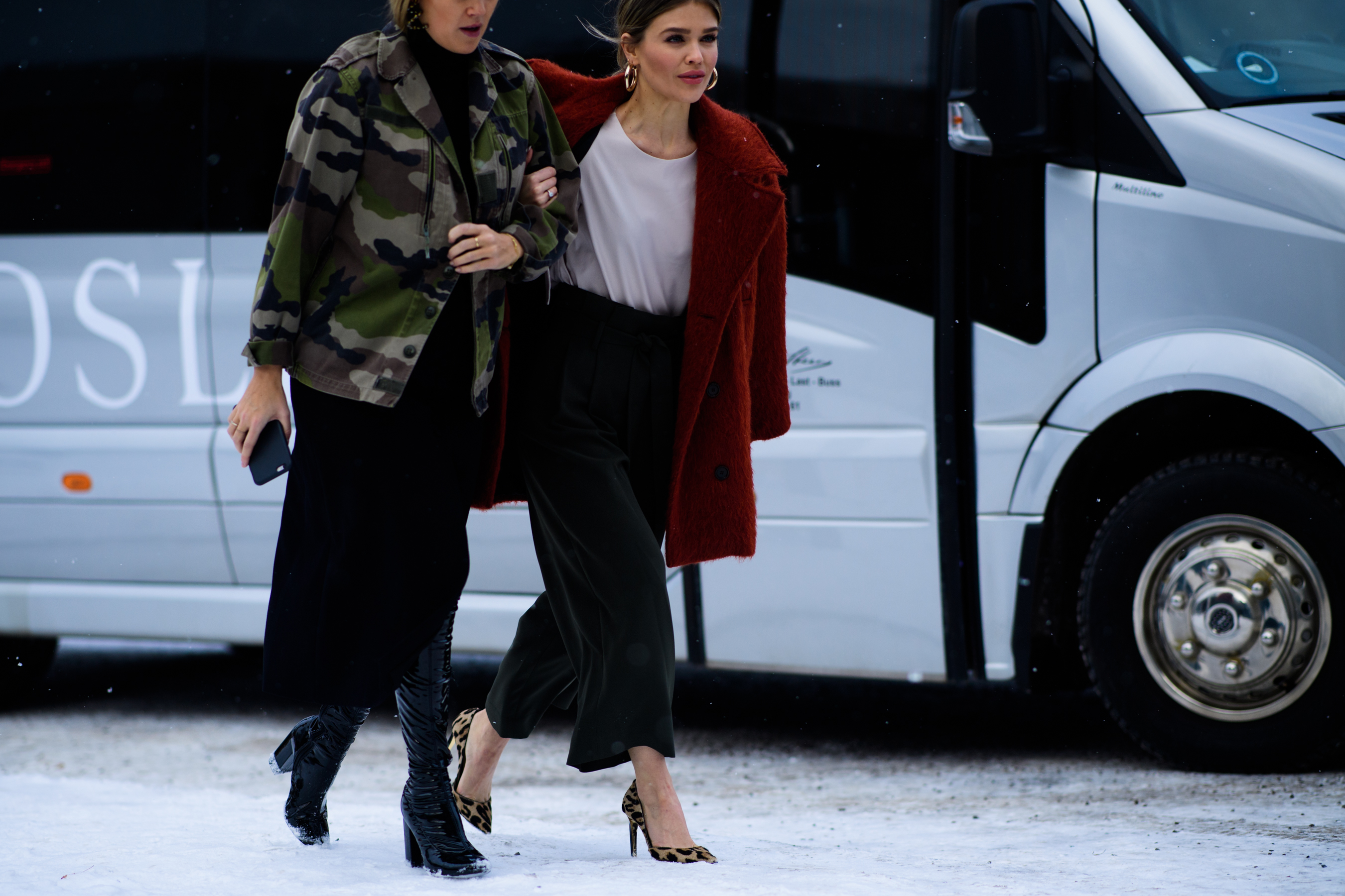 Women wearing high heels