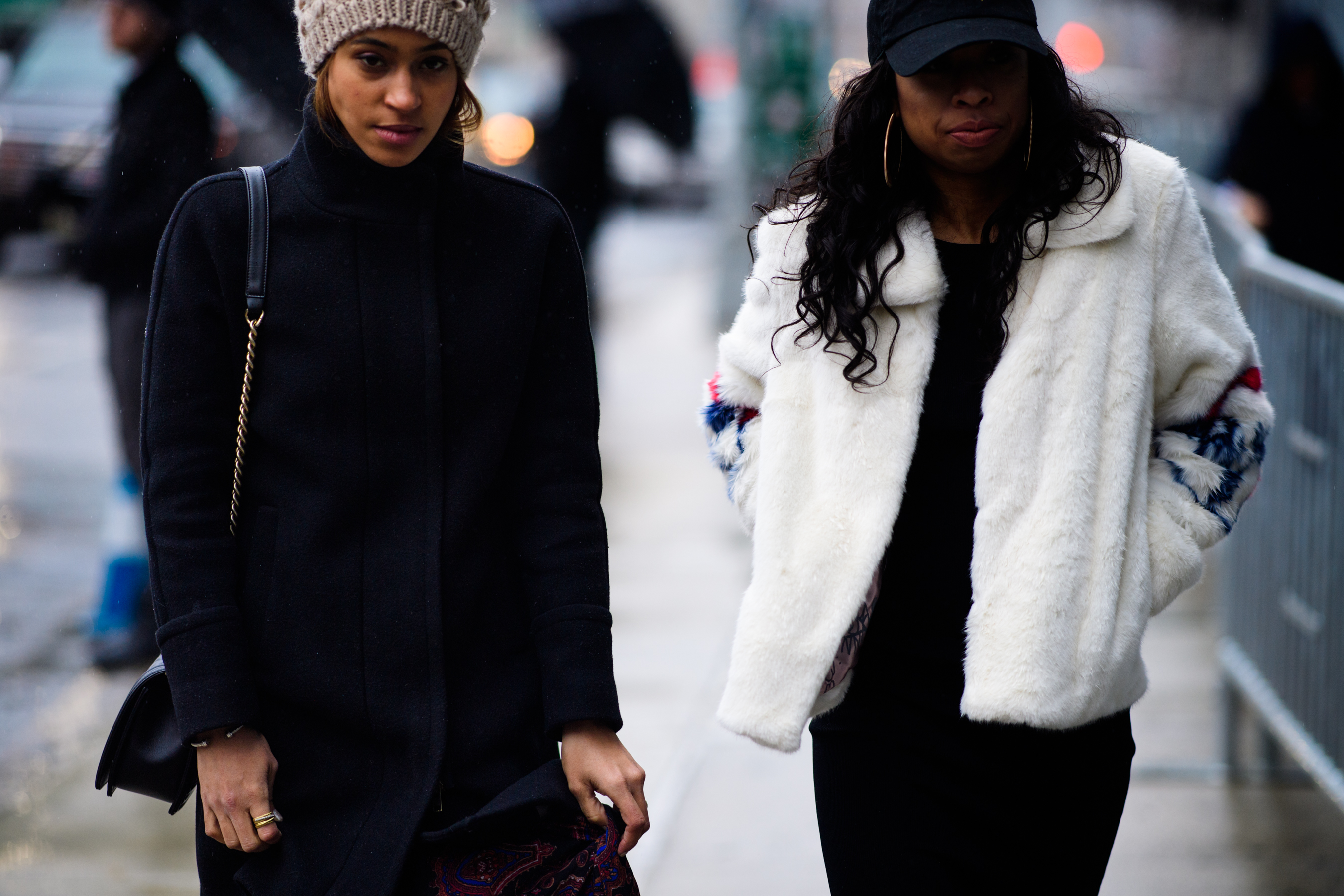 Two women before the show