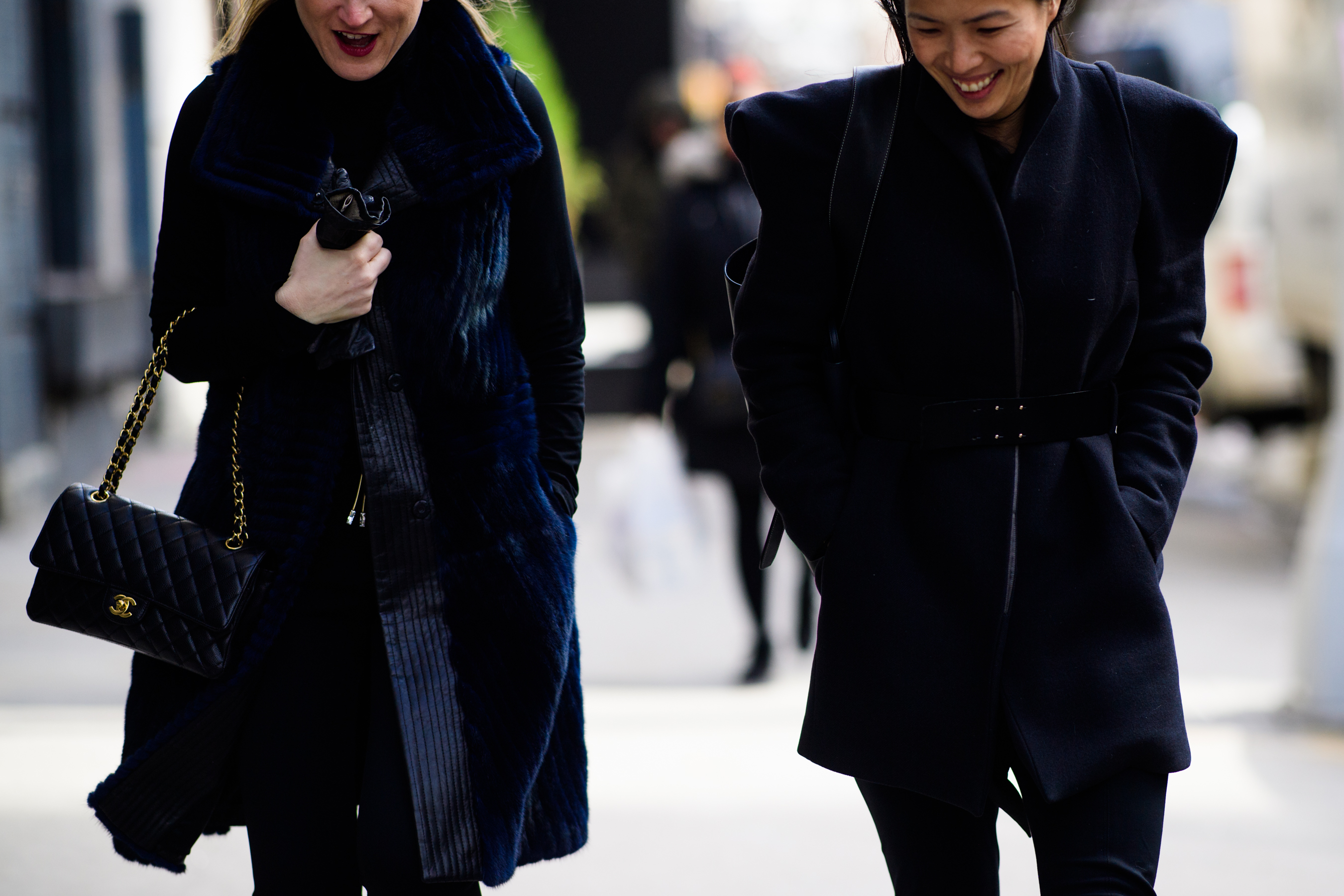 Two women before the show