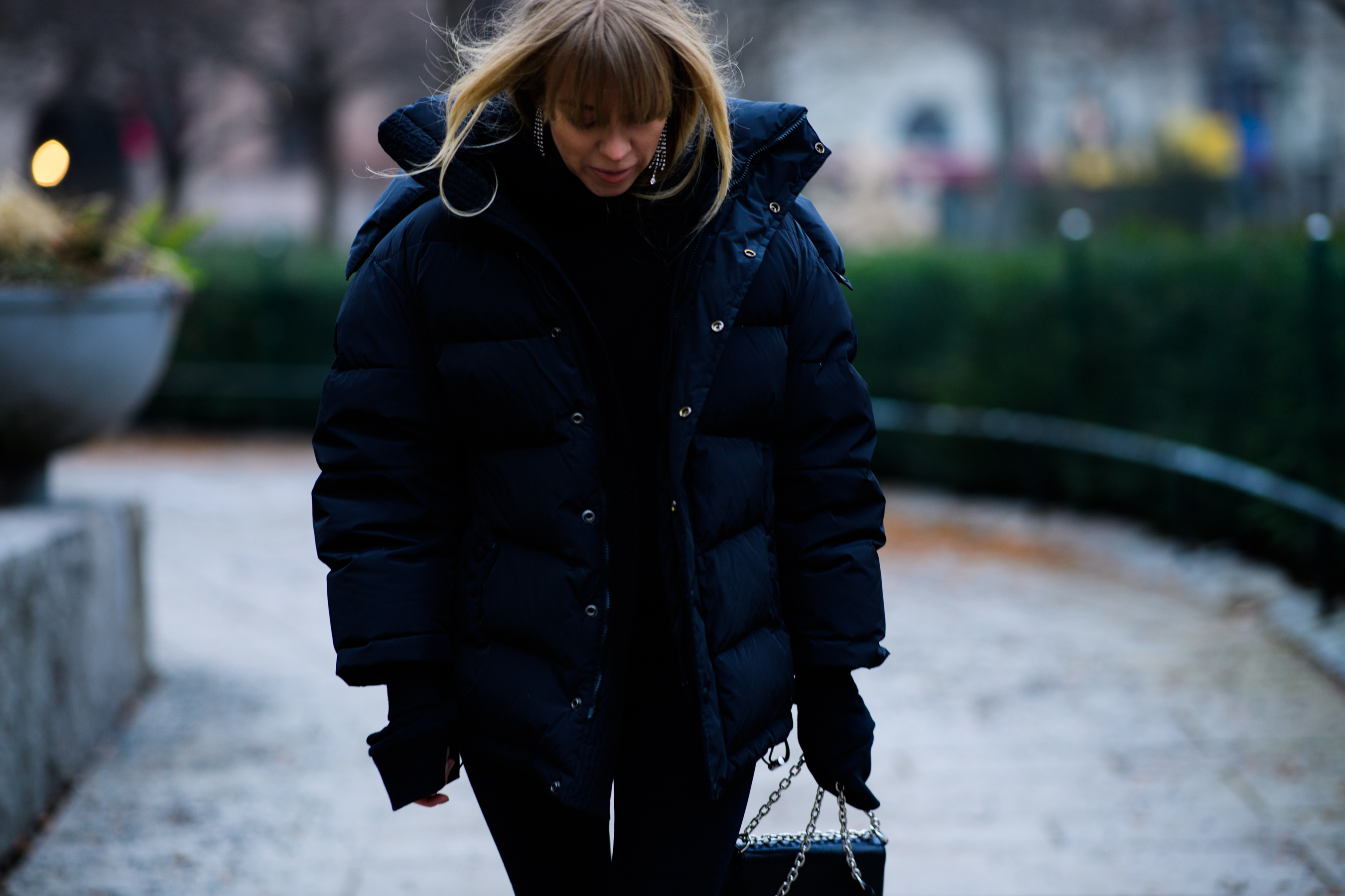 Woman wearing jacket
