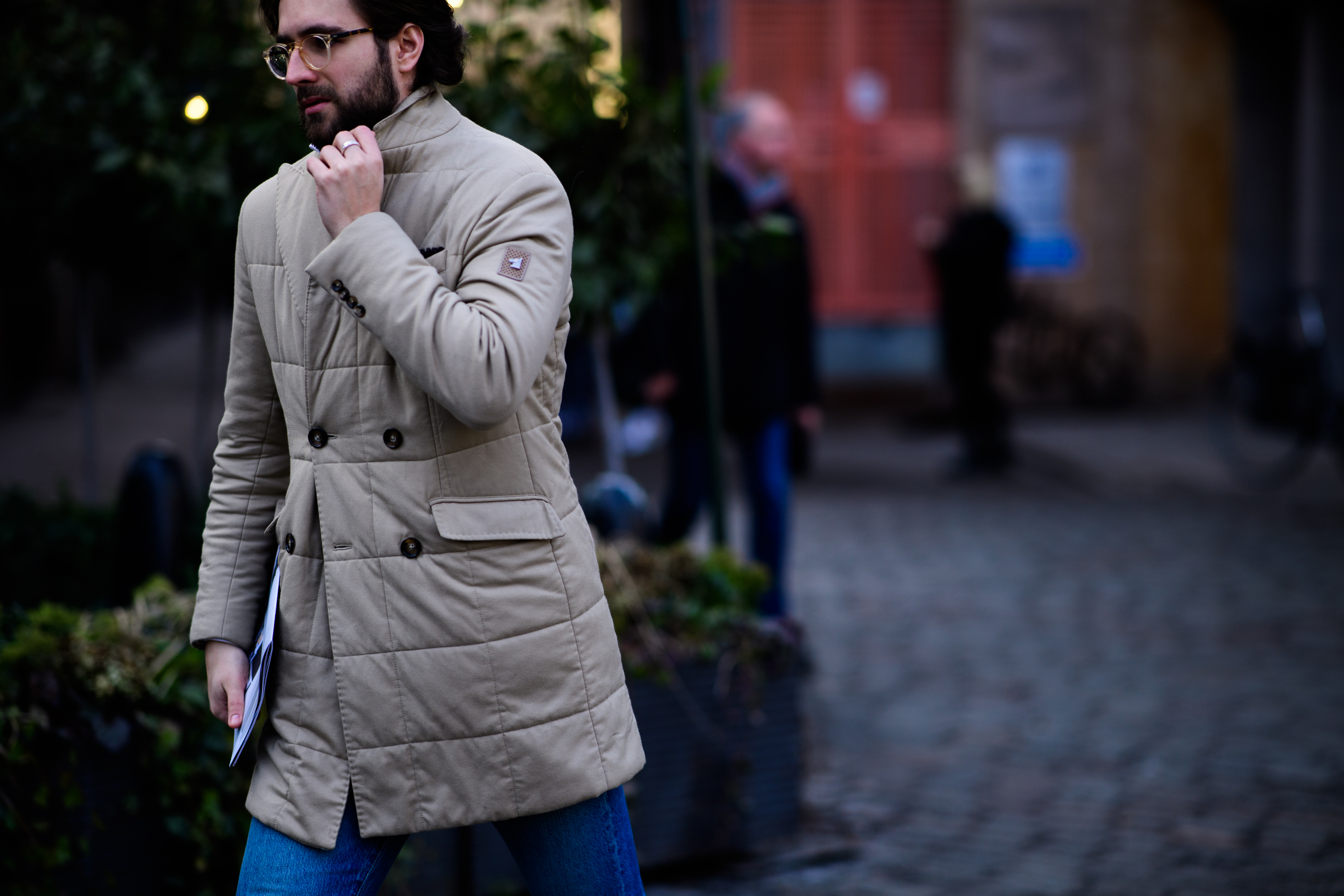 Man wearing glasses