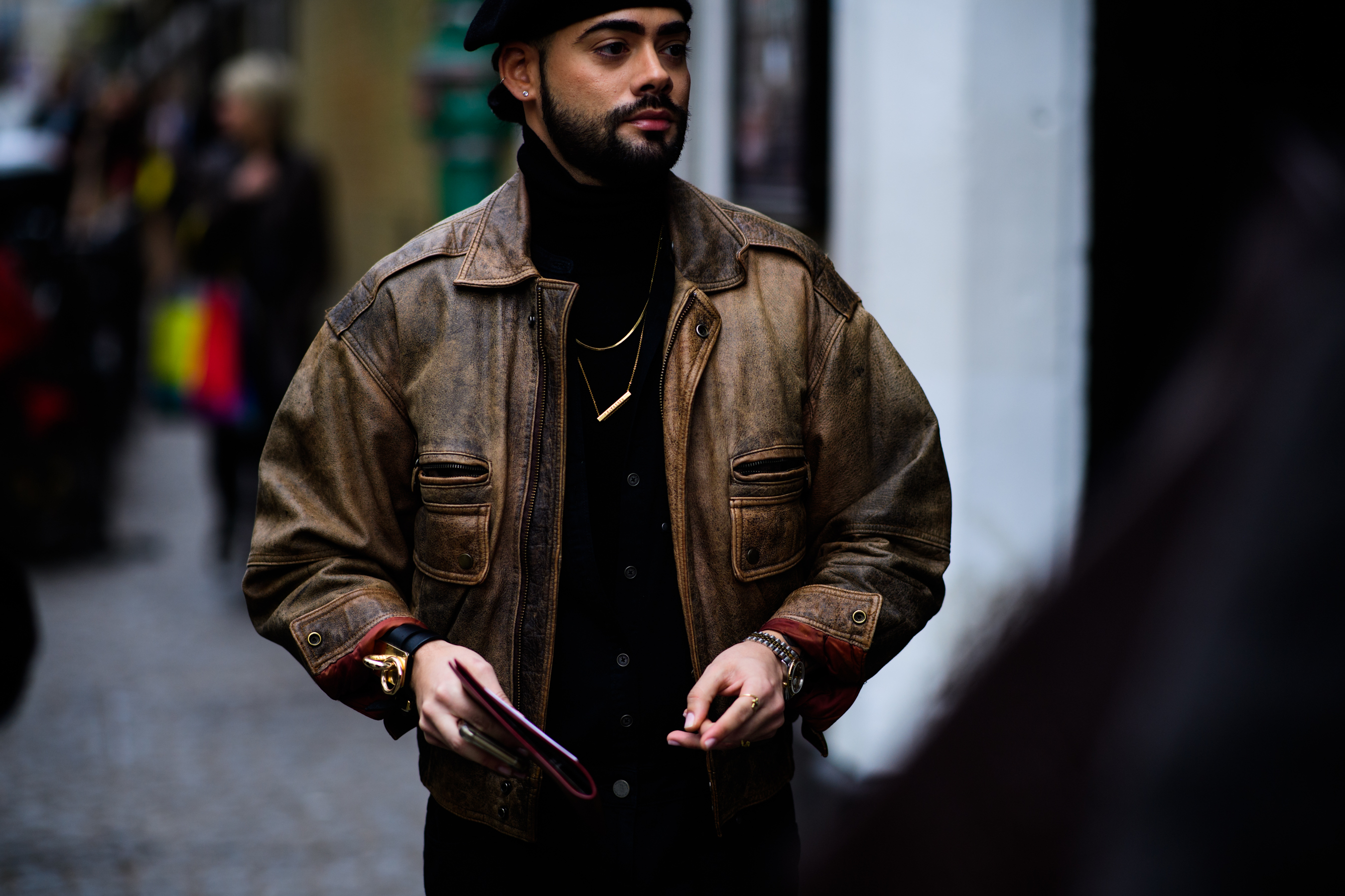 Man after Marques'Almeida show