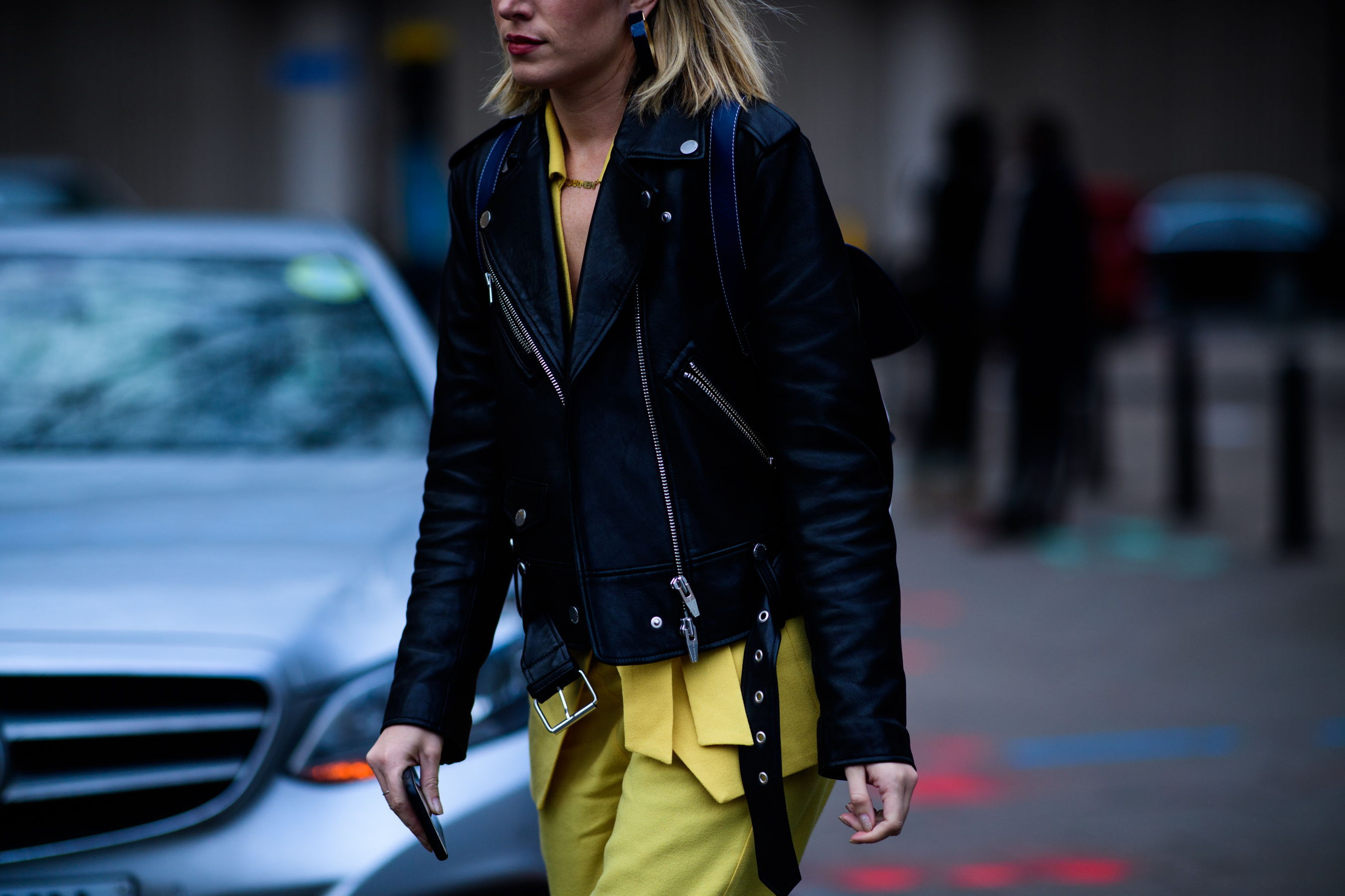Editor wearing yellow suit