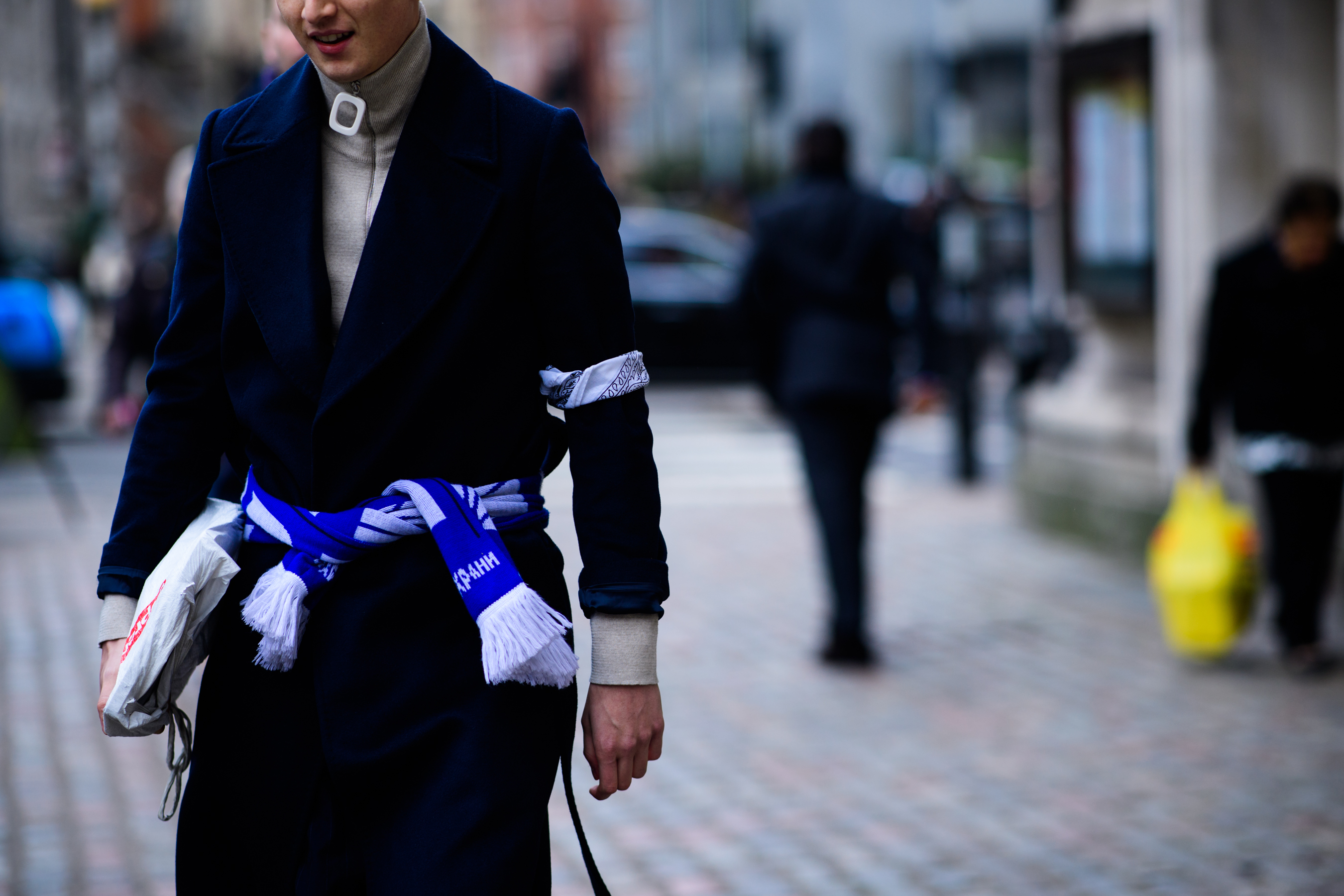 Man wearing J.W.Anderson and Gosha Rubchinskiy