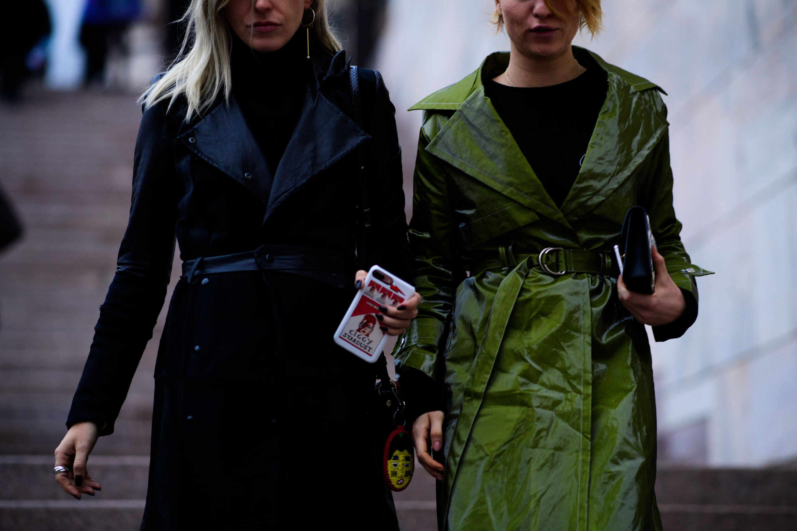 Women wearing cloaks