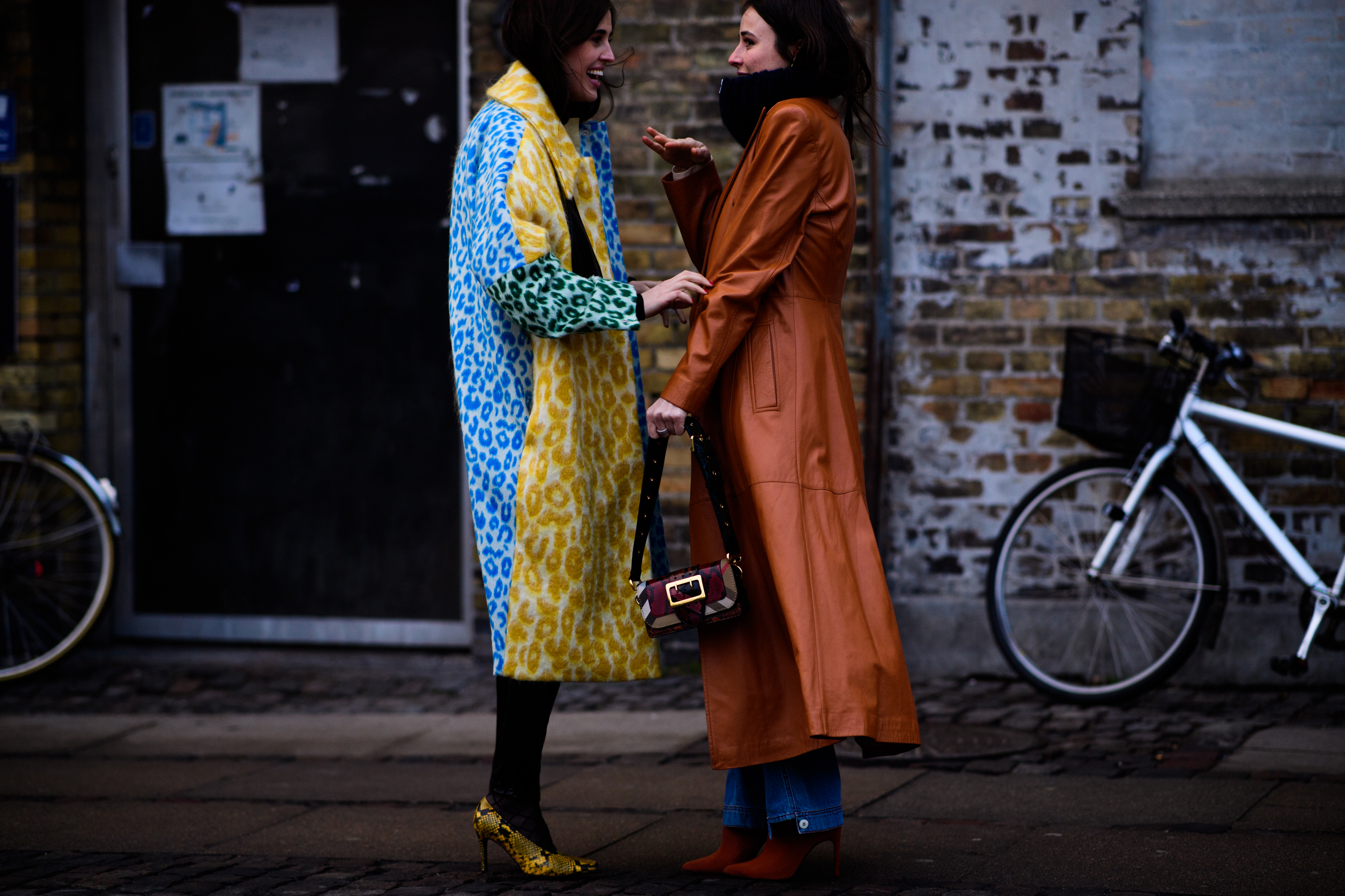 Women wearing coats