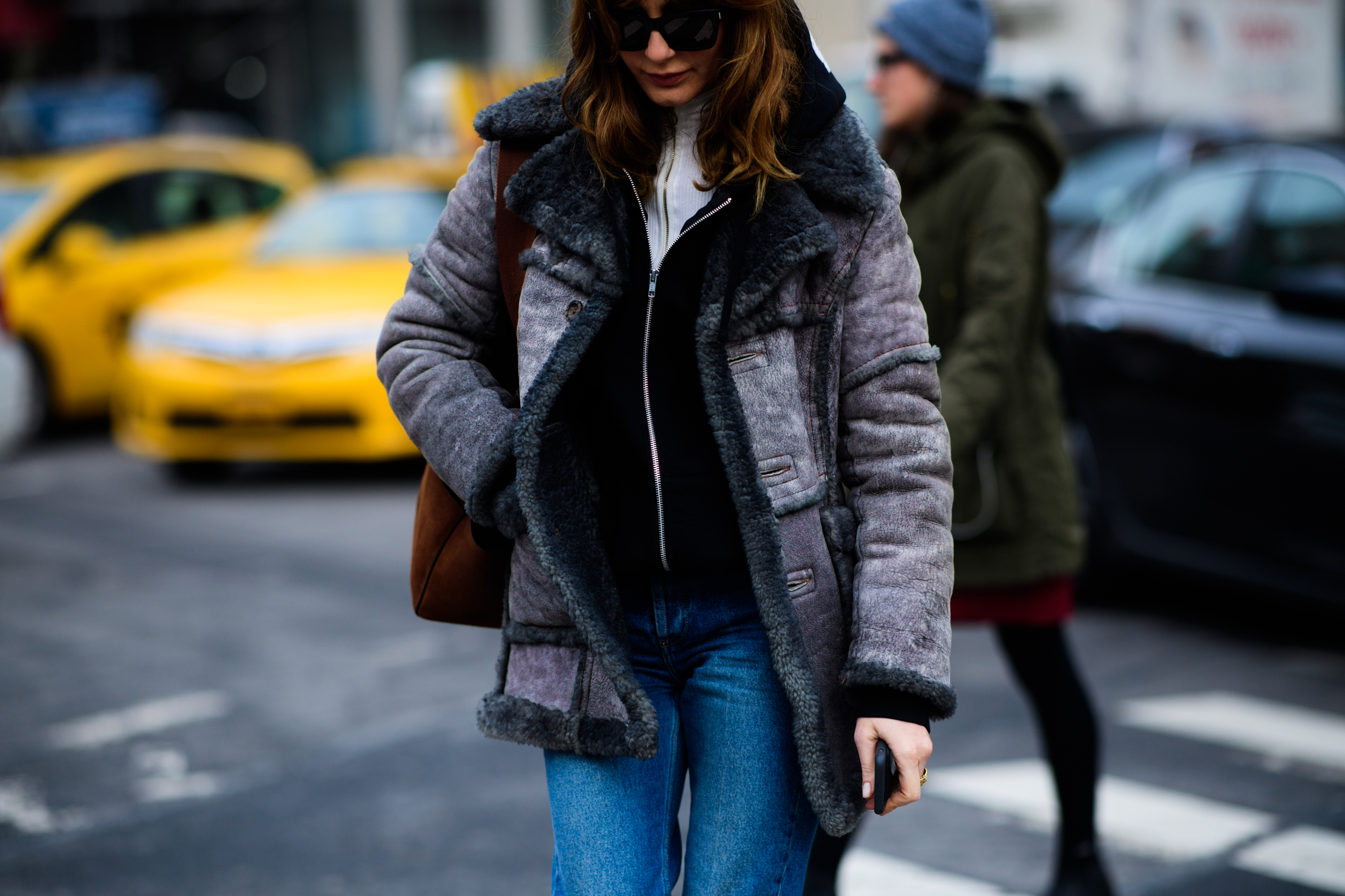 Woman wearing denim