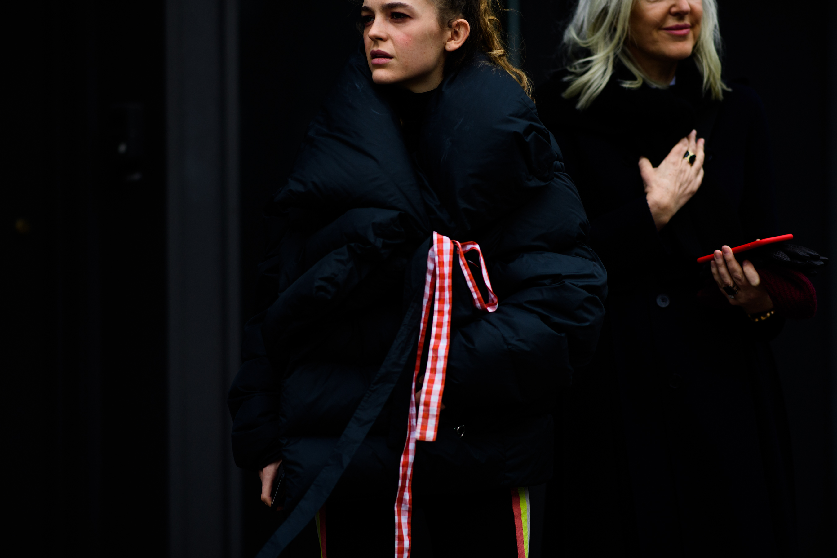 Two women wearing Marques'Almeida