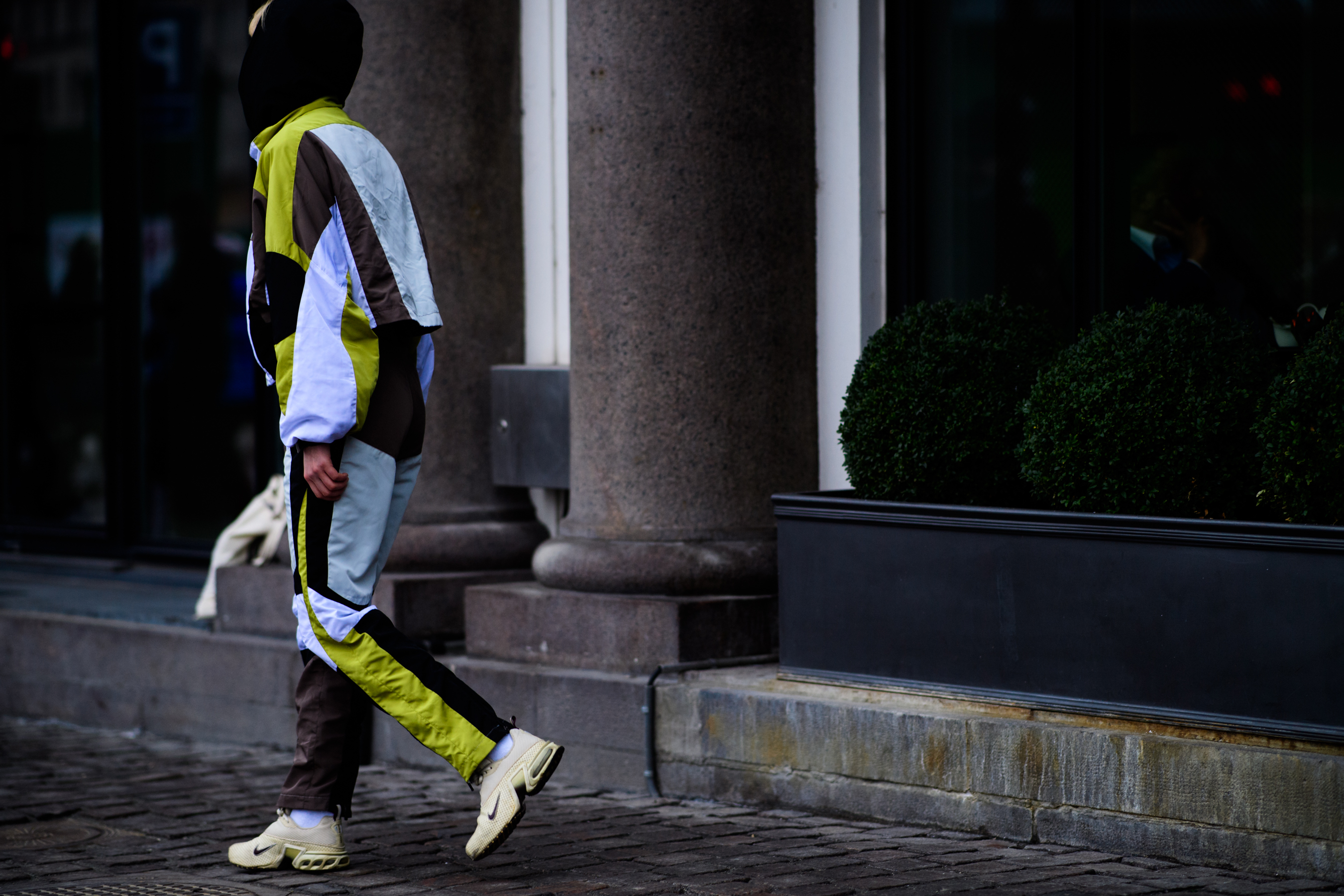 Woman wearing Nike shoes