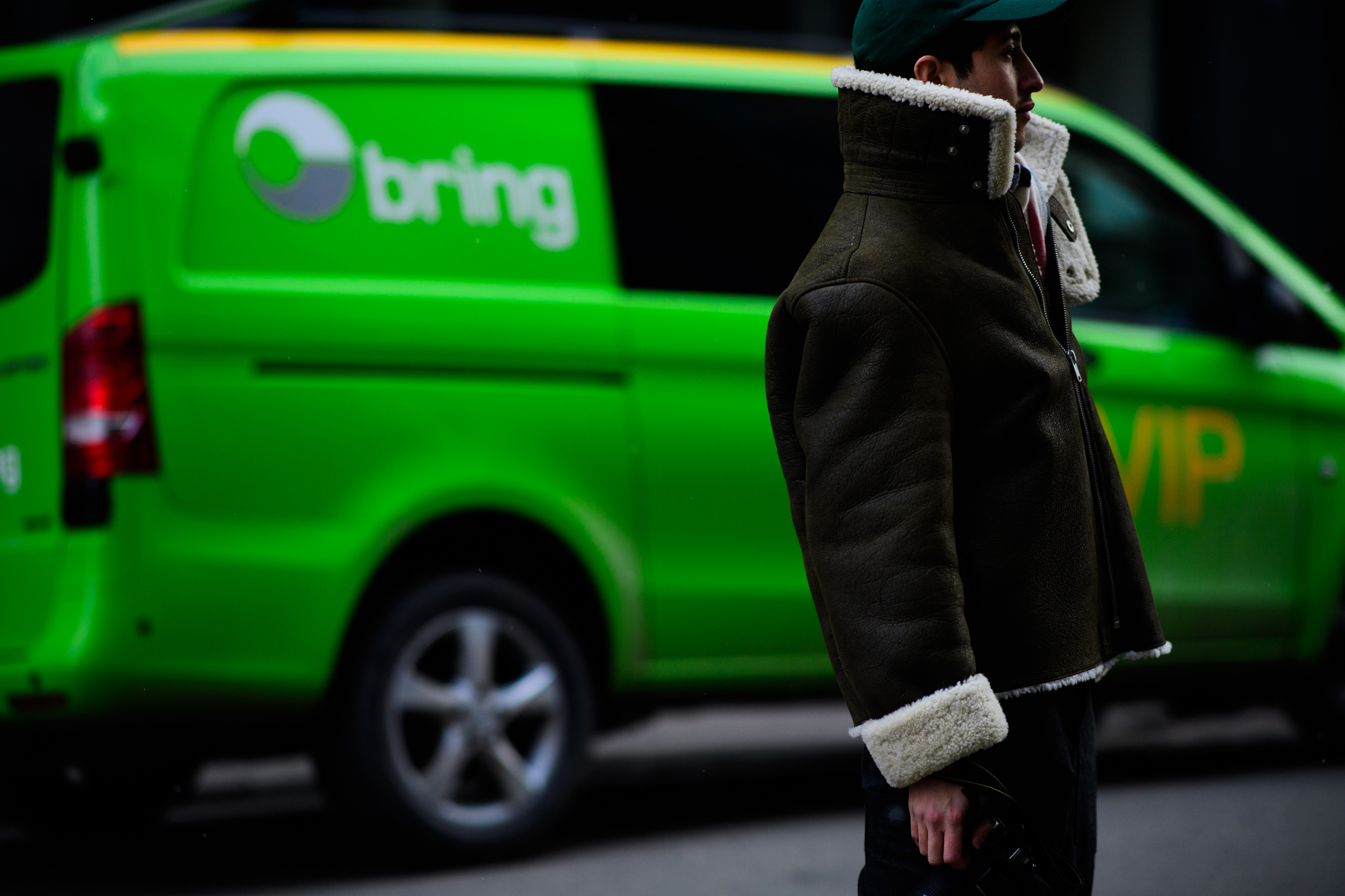 Man wearing jacket
