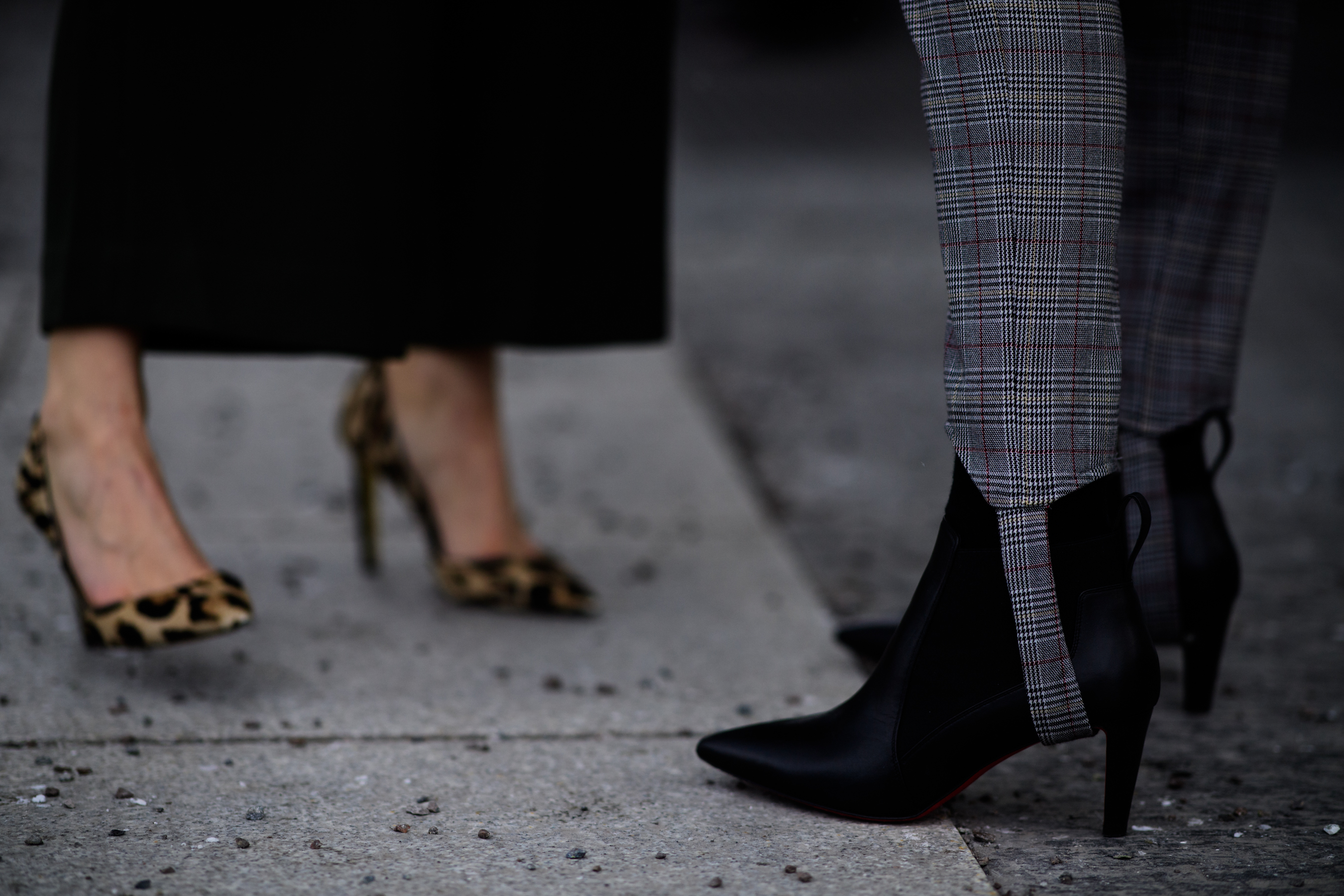 Woman wearing Balenciaga pants