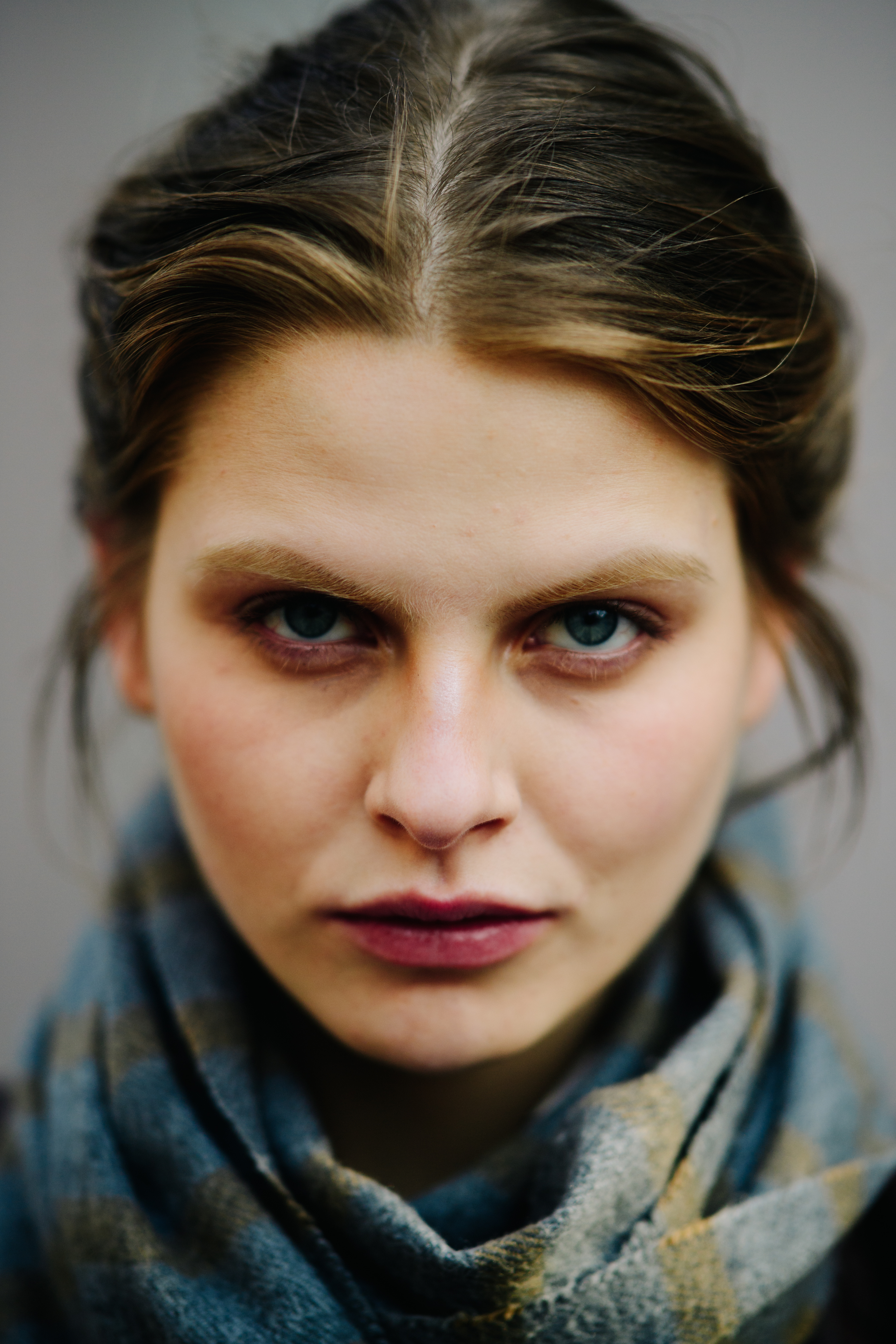 Portrait of a Ukrainian model after Etro