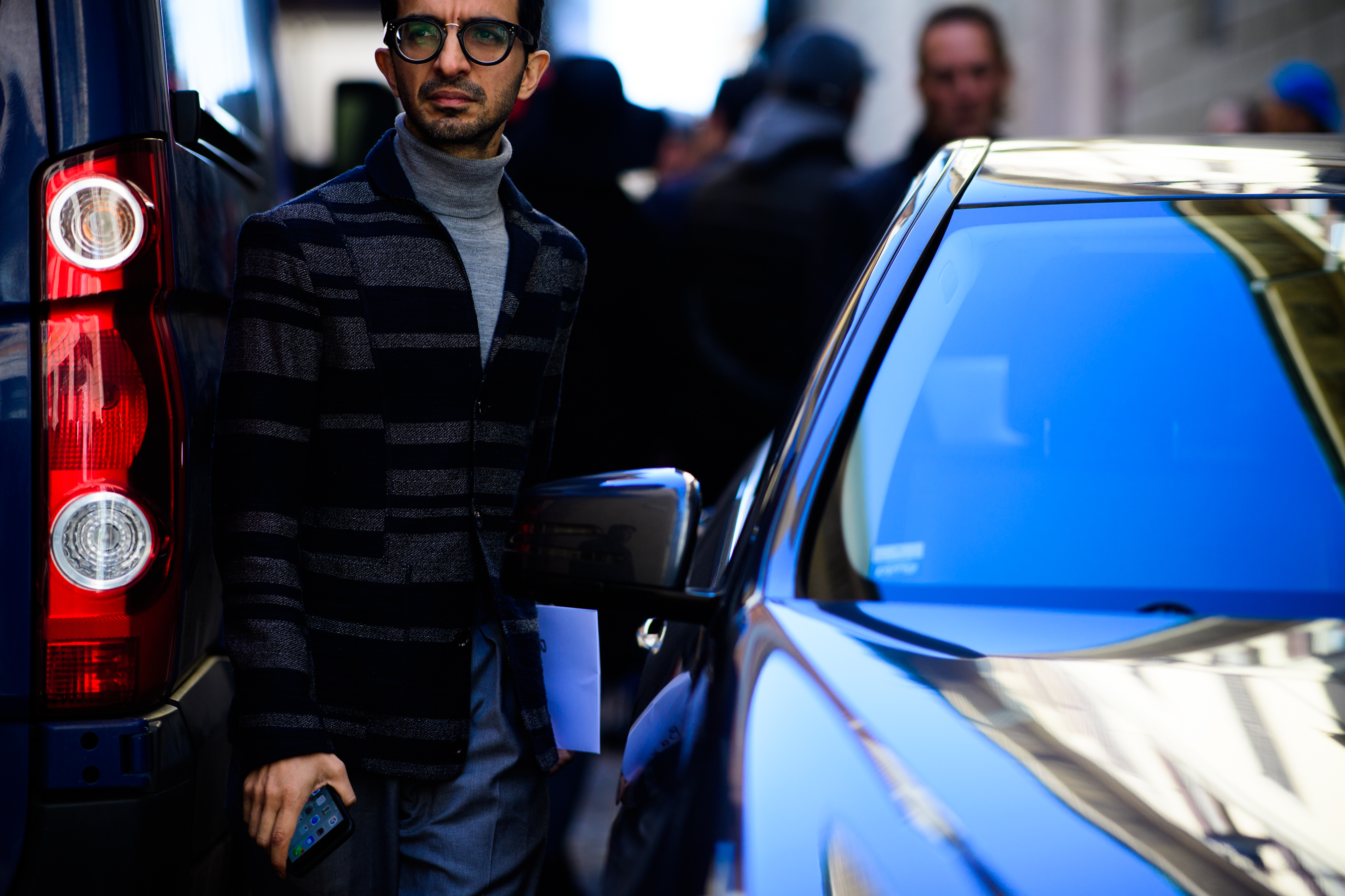 Founder of BoF wearing glasses