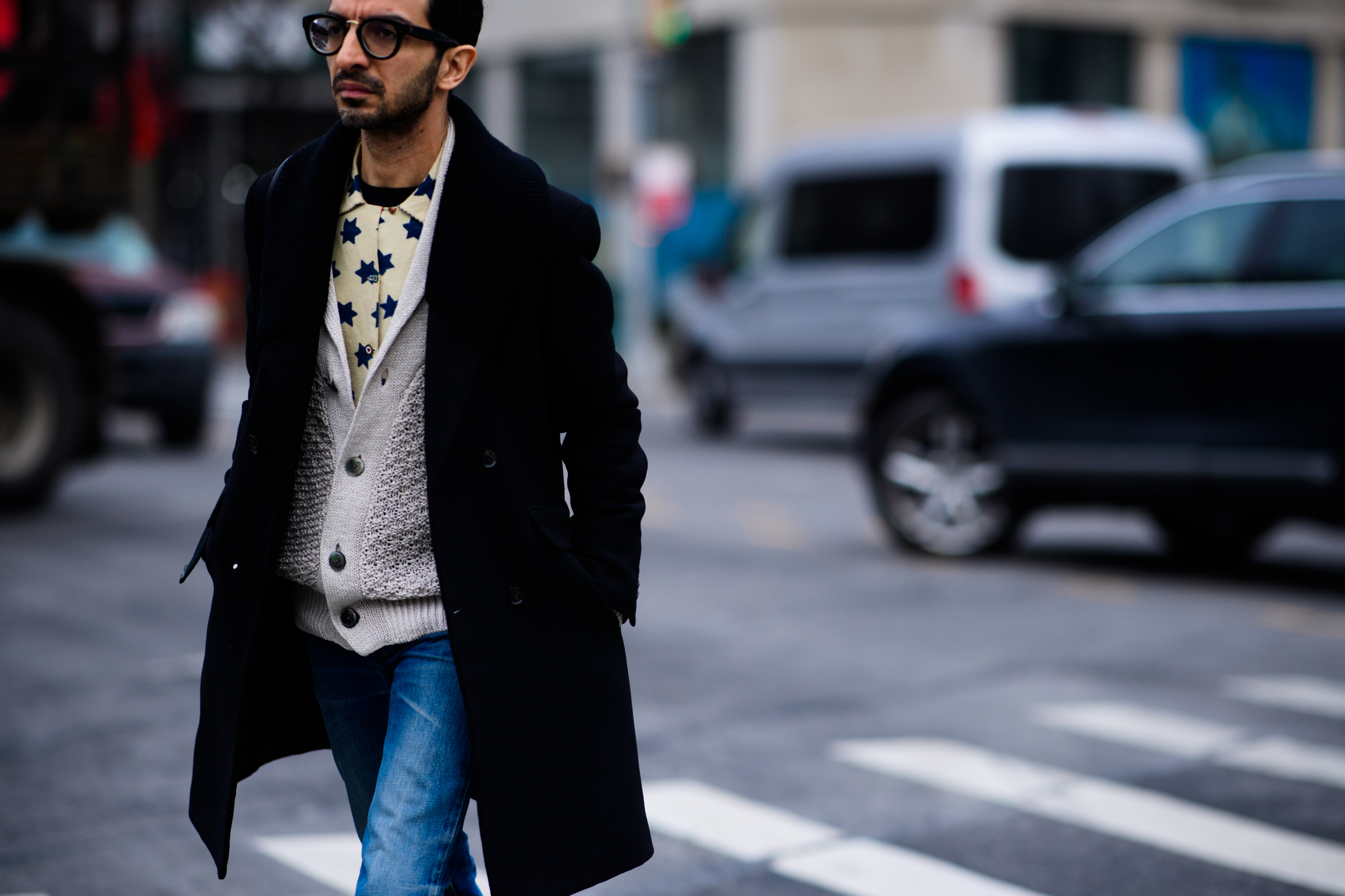 Founder of BoF wearing glasses