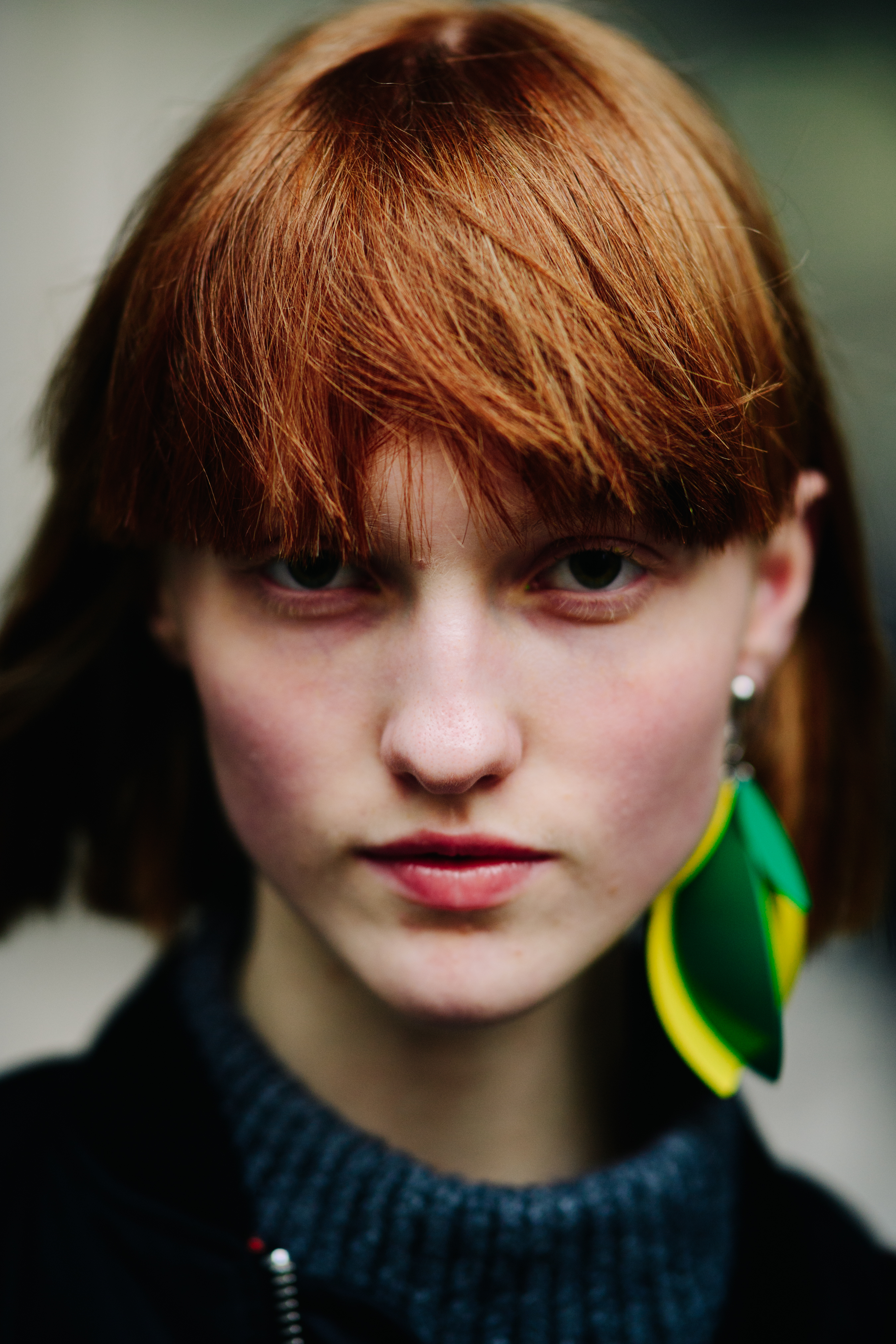 Portrait of model from Copenhagen