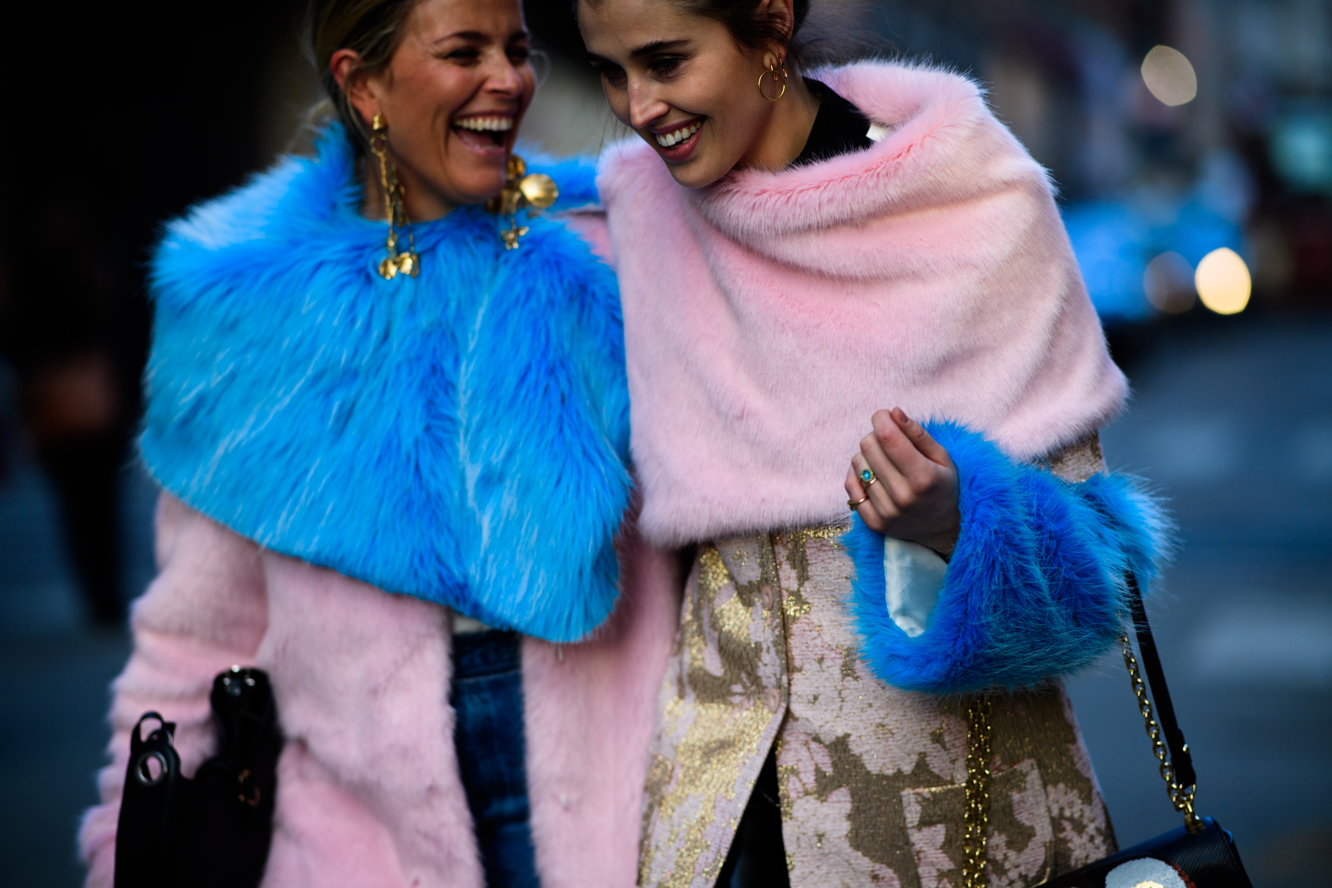 Women wearing pink