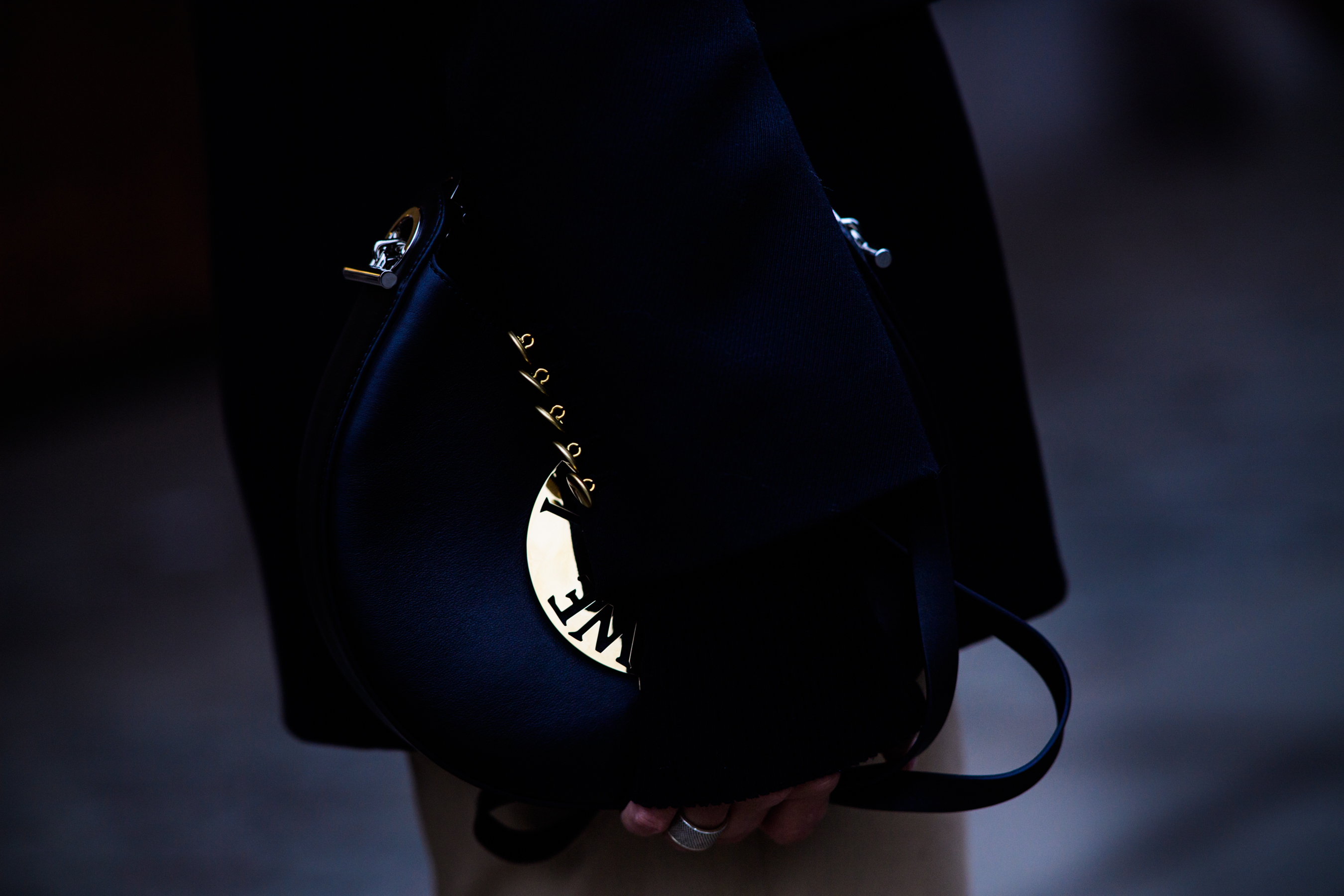 Woman with Cèline bag