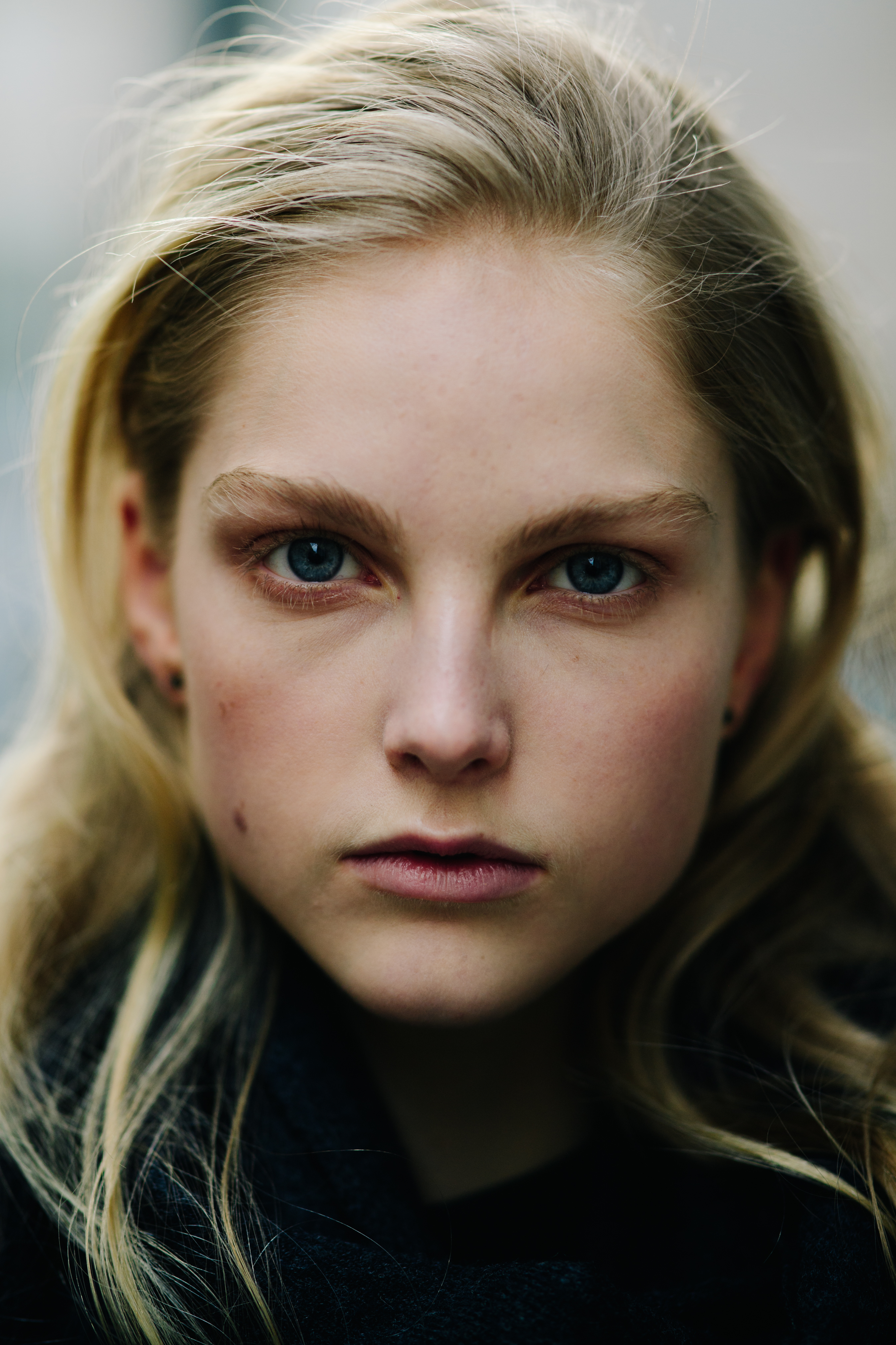 Portrait of Belgian model