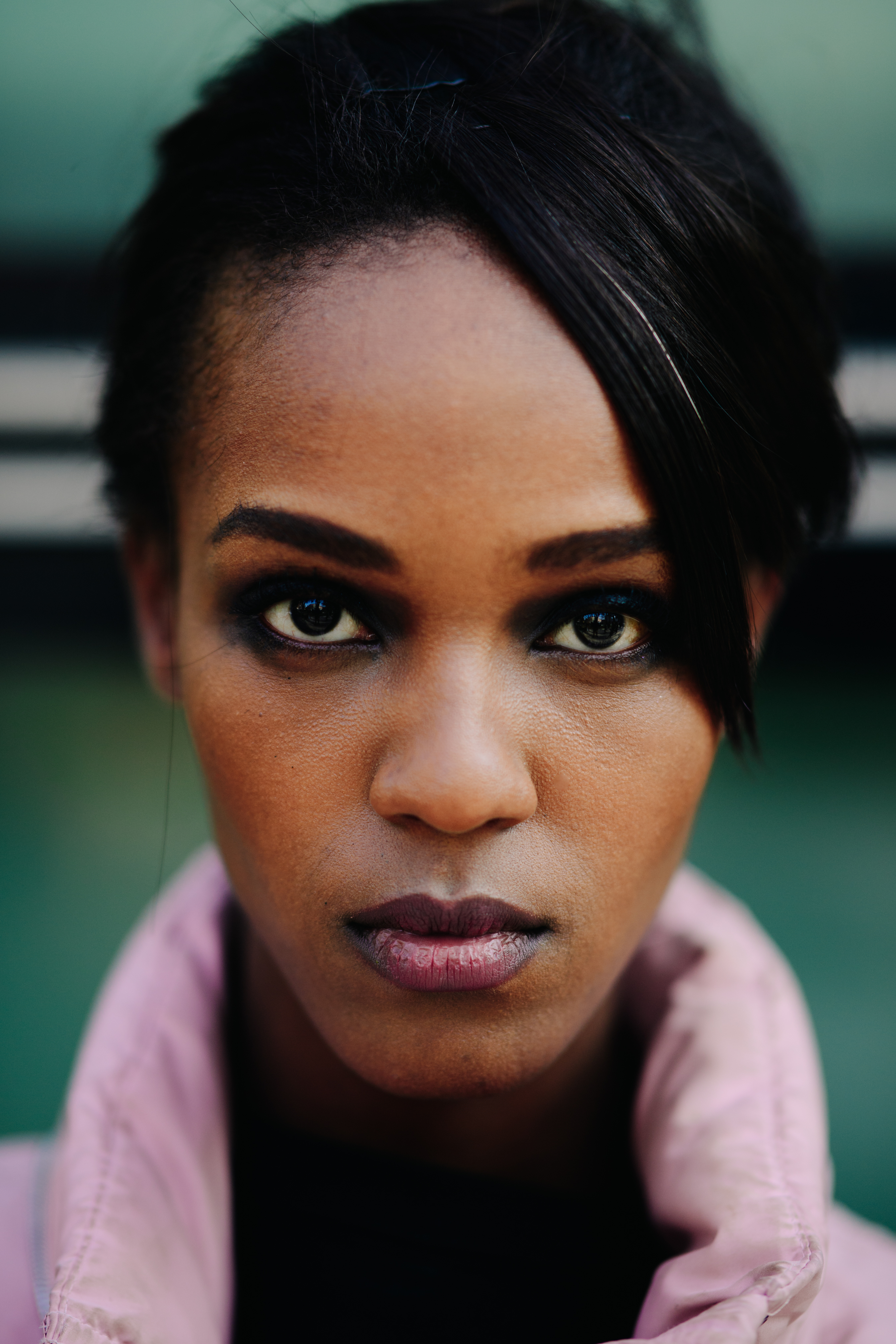 Portrait of Belgium model