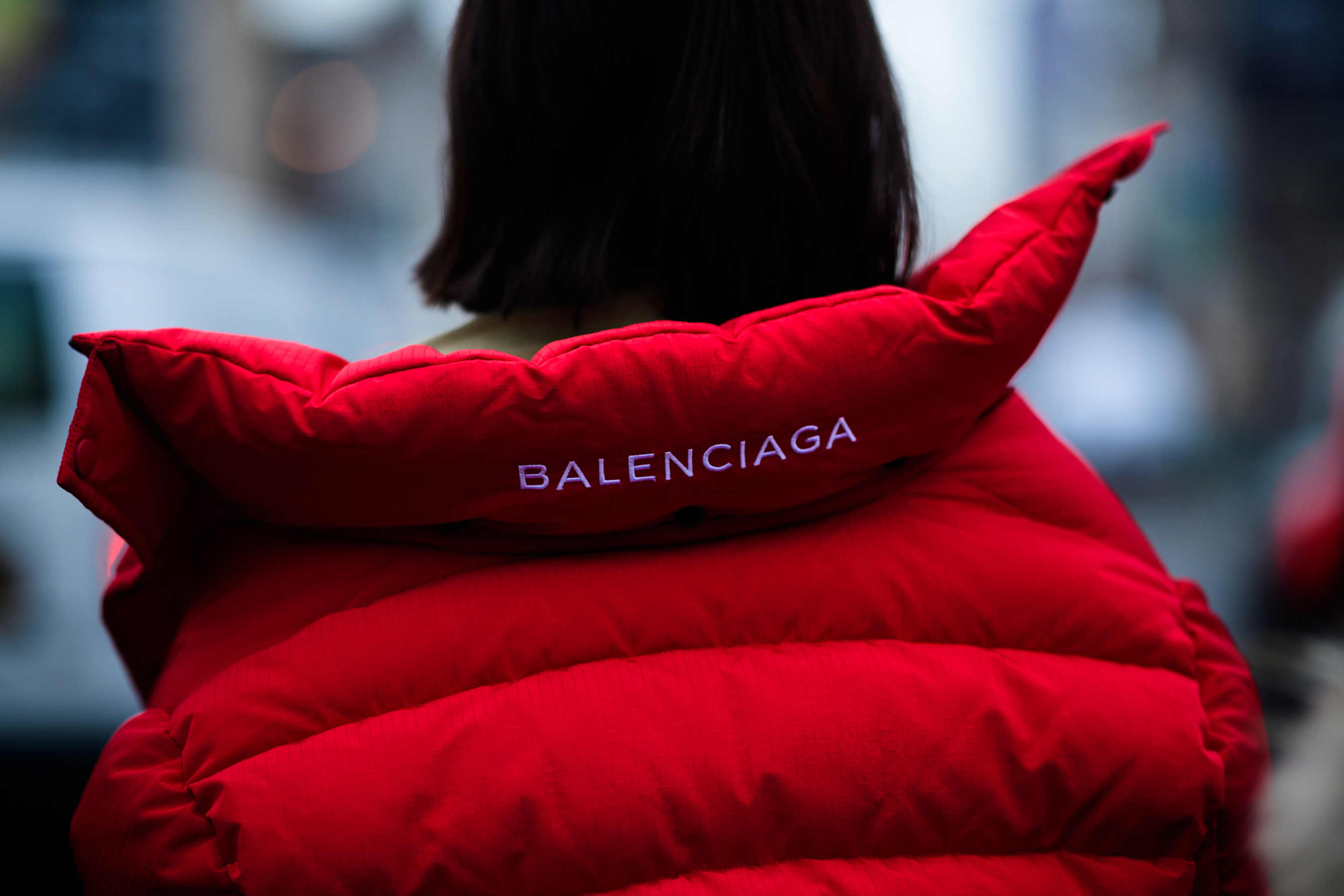 Philippines editor wearing Balenciaga jacket