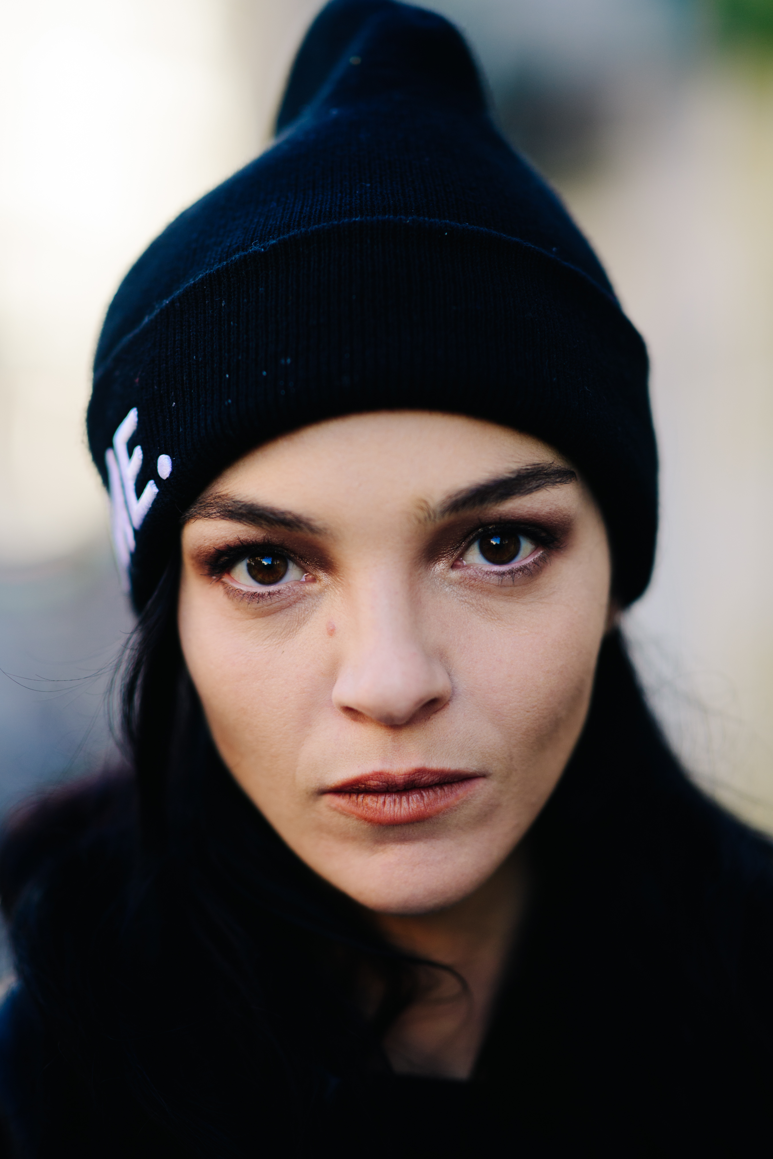 Portrait of Italian model
