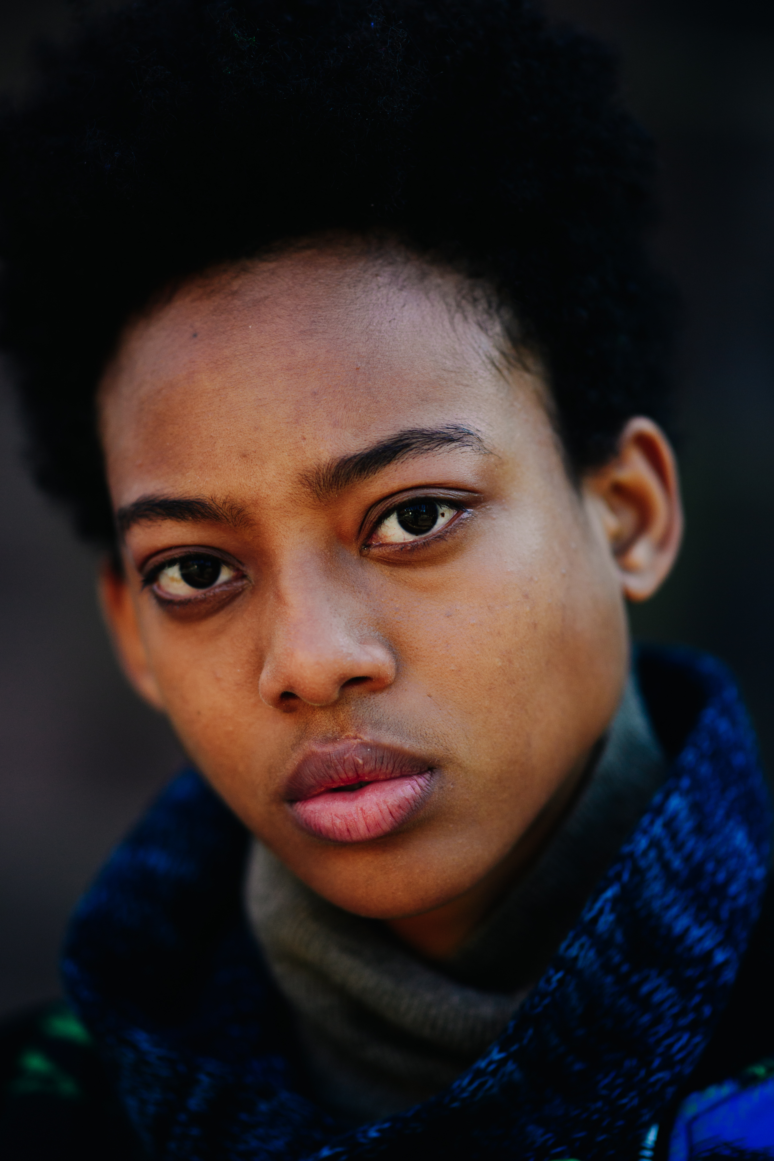 Portrait of African model