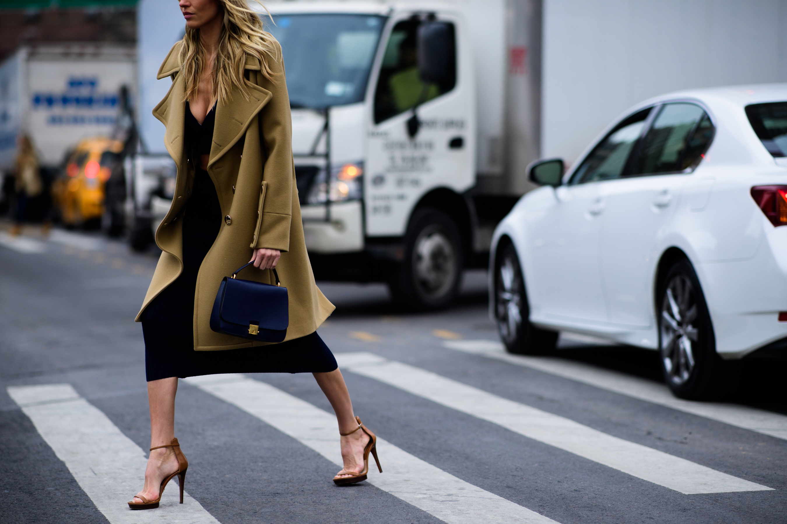 Woman wearing coat