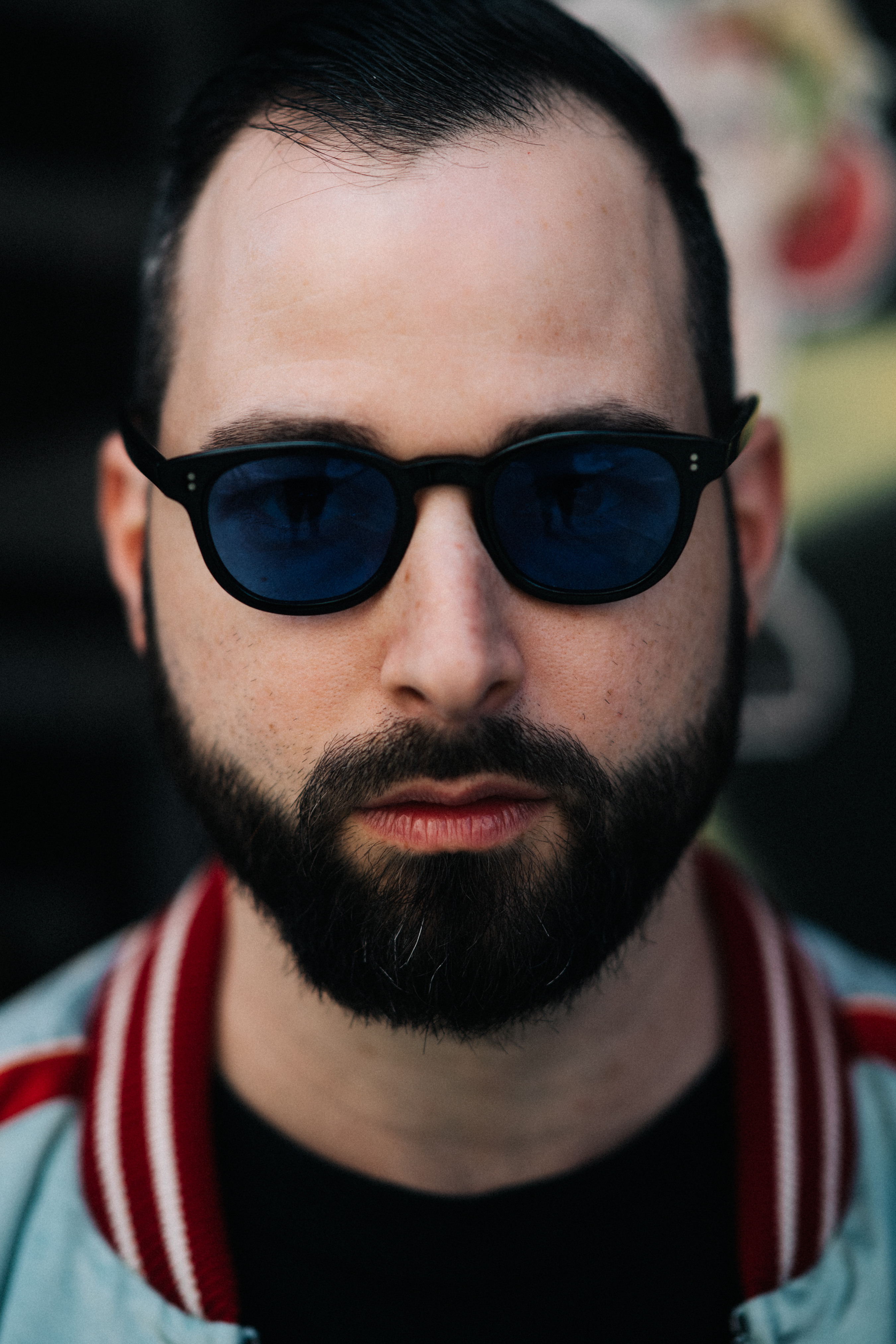 Portrait of man with a beard