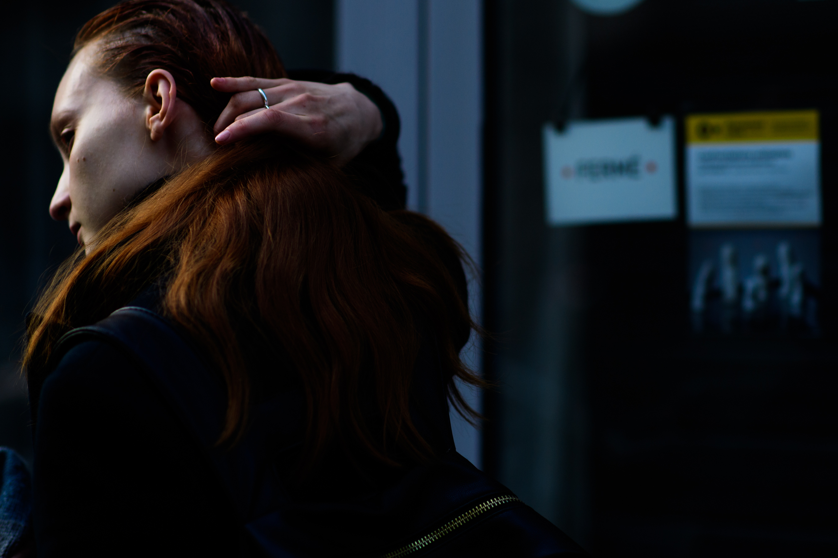 Russian model with red hair