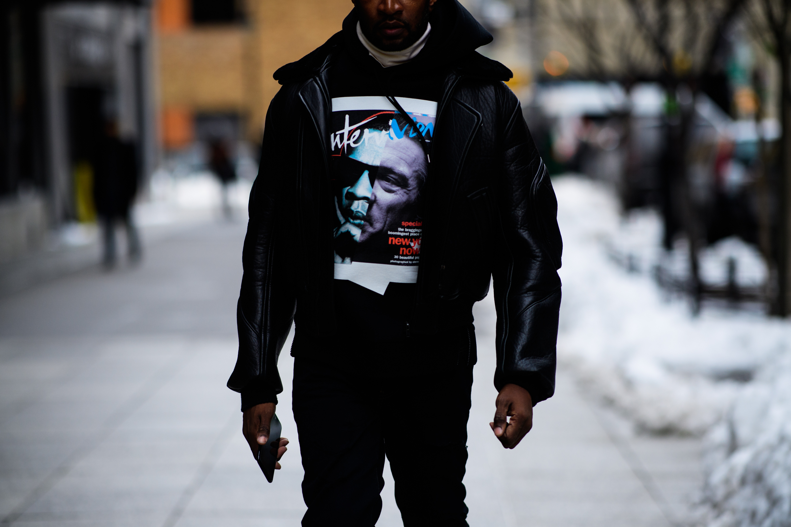 Man wearing black clothes