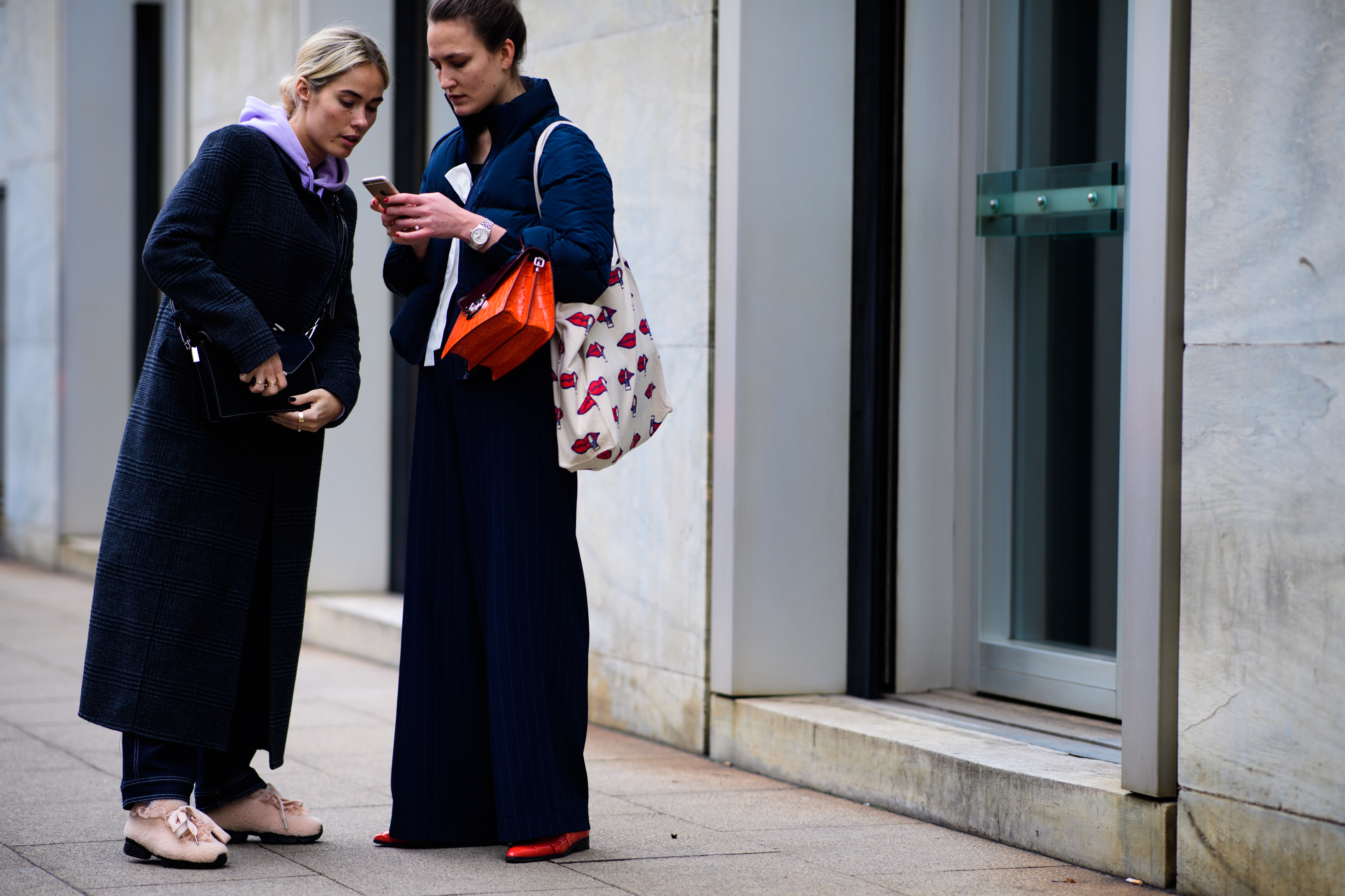 Women wearing coats