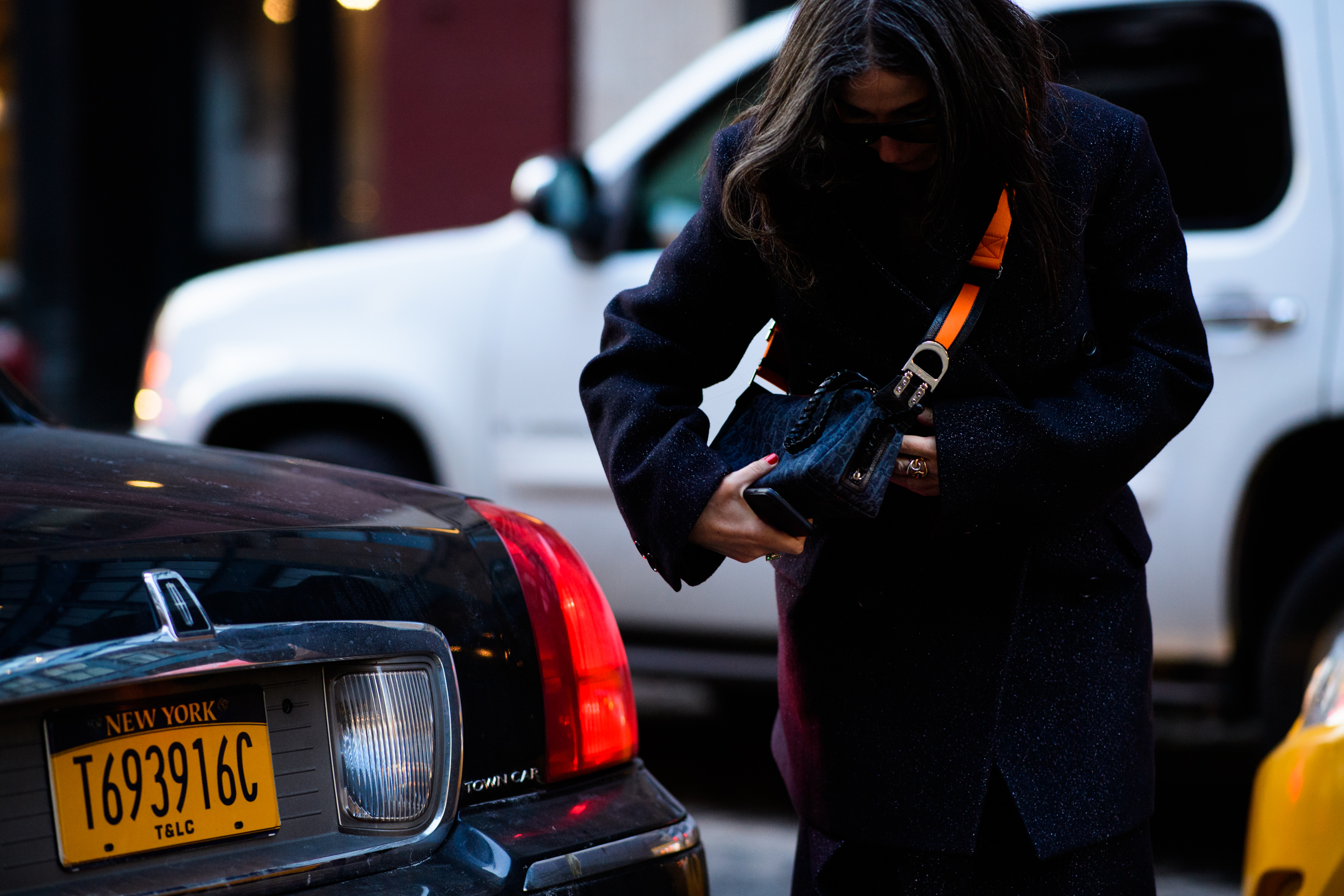 German editor with Christian Dior bag