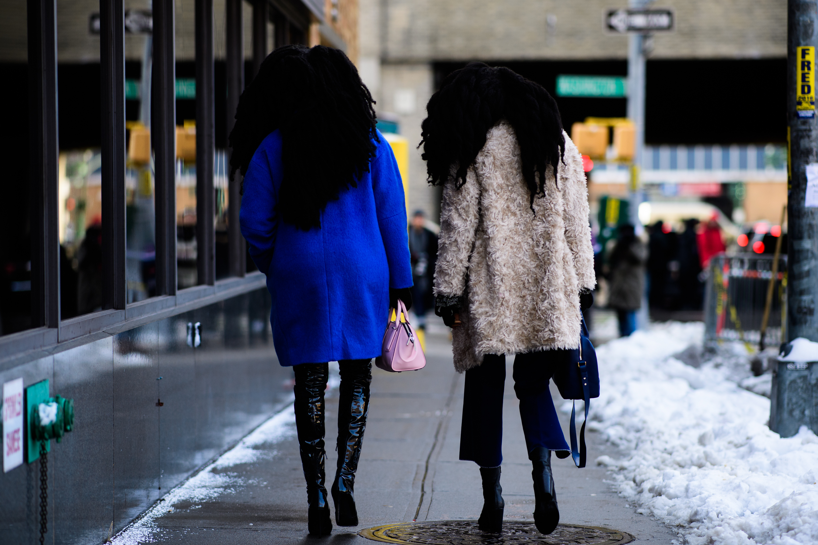 Women wearing coats