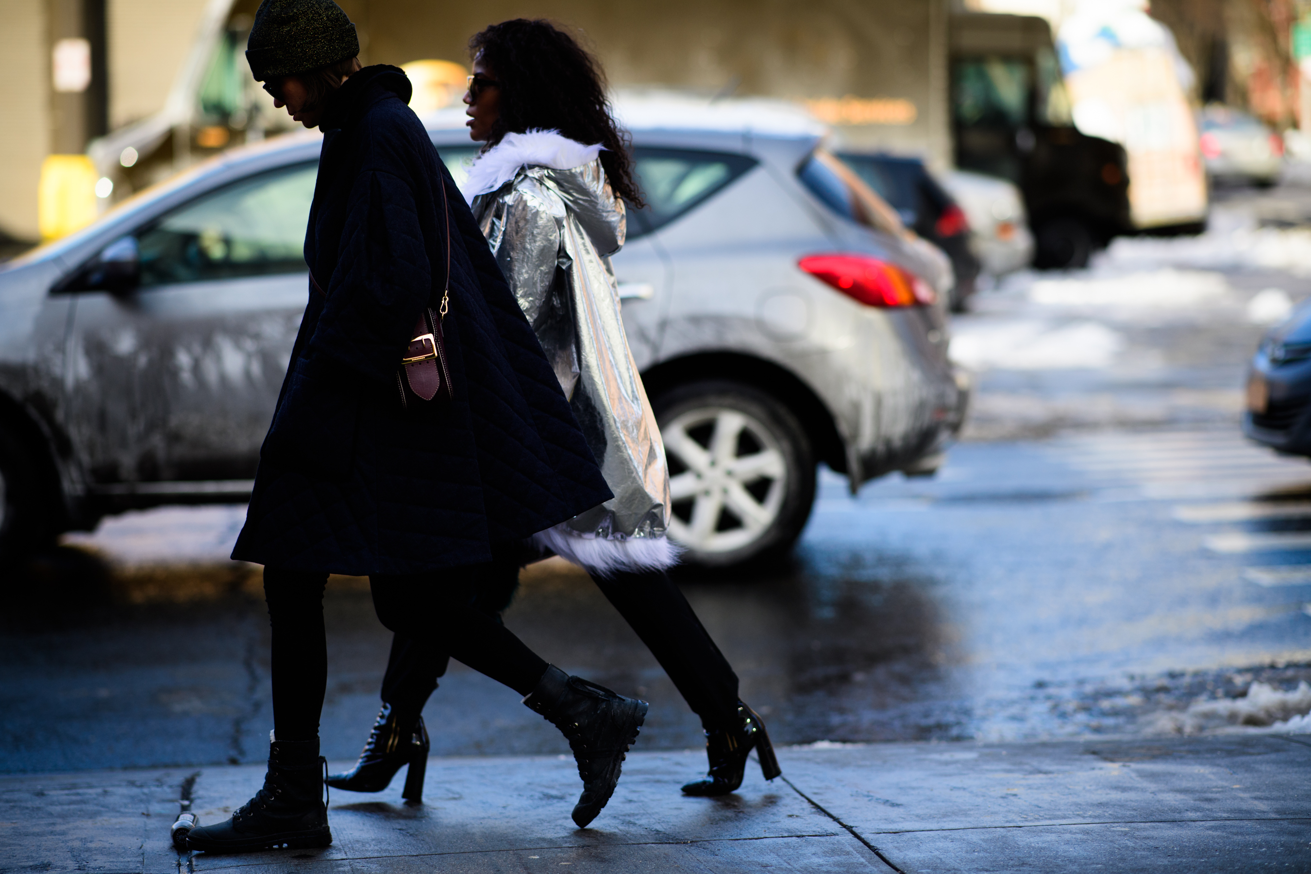 Women wearing coats