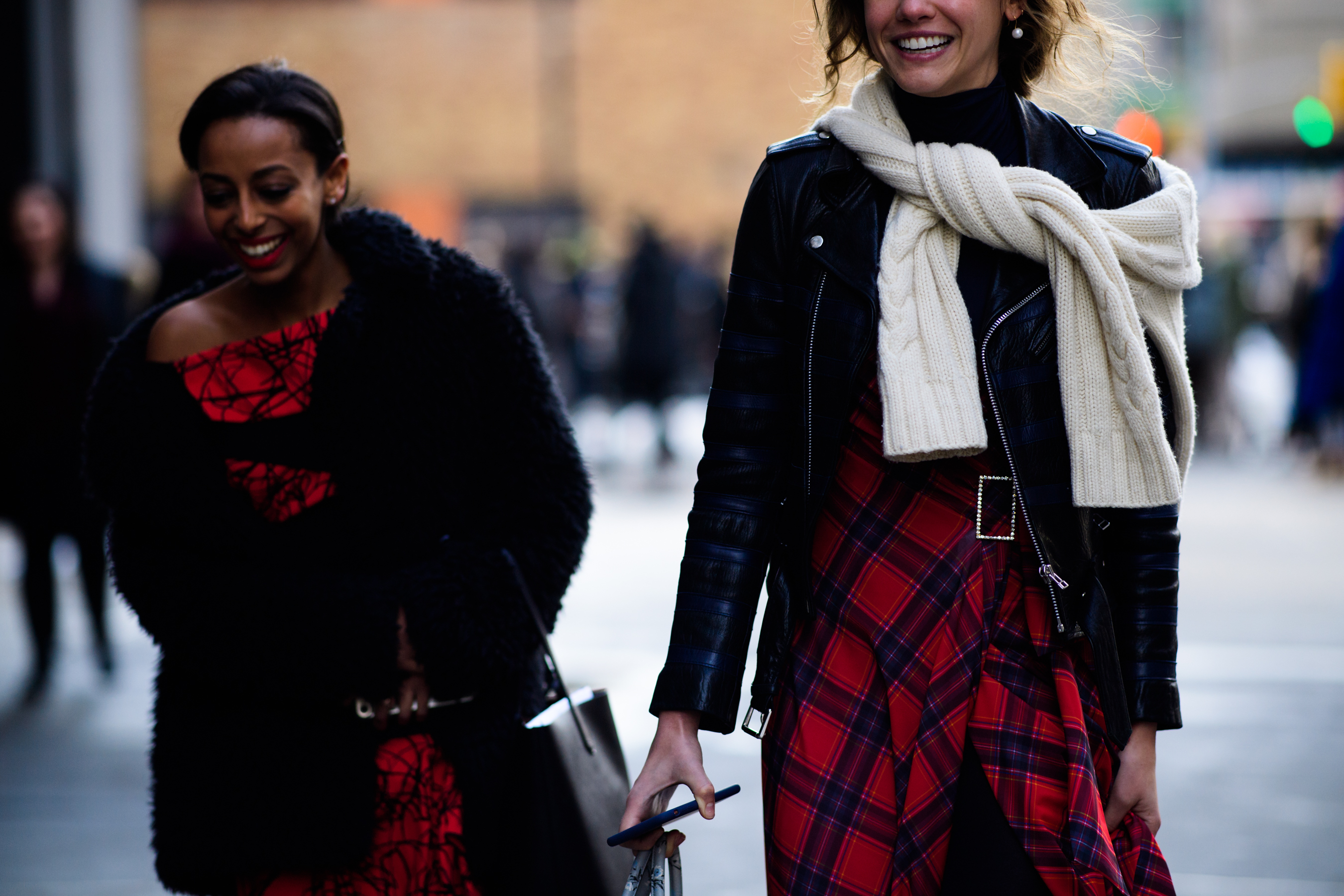 Women wearing red